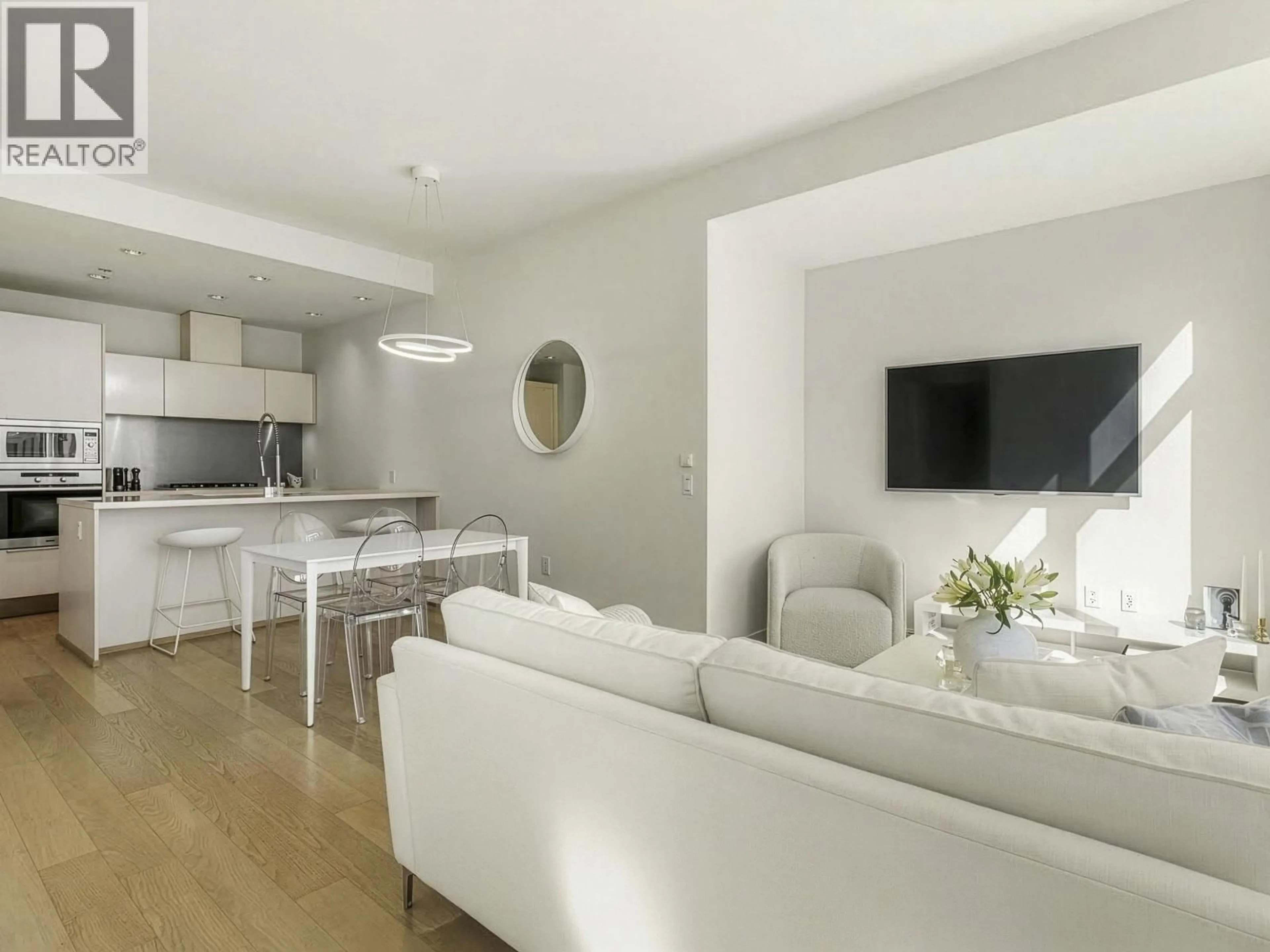 Living room with furniture, unknown for 407 - 77 WALTER HARDWICK AVENUE, Vancouver British Columbia V5Y0C6