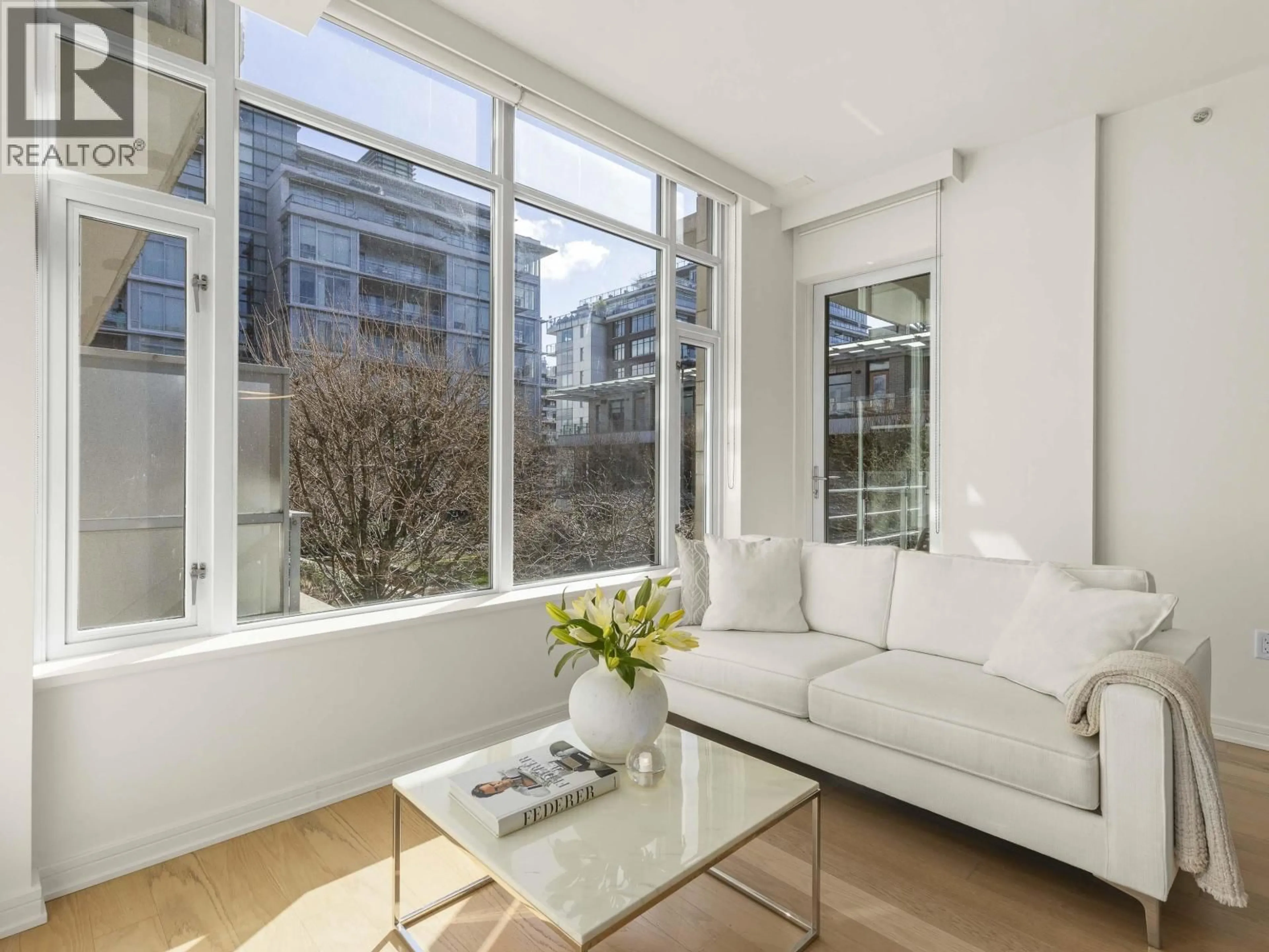 Living room with furniture, unknown for 407 - 77 WALTER HARDWICK AVENUE, Vancouver British Columbia V5Y0C6