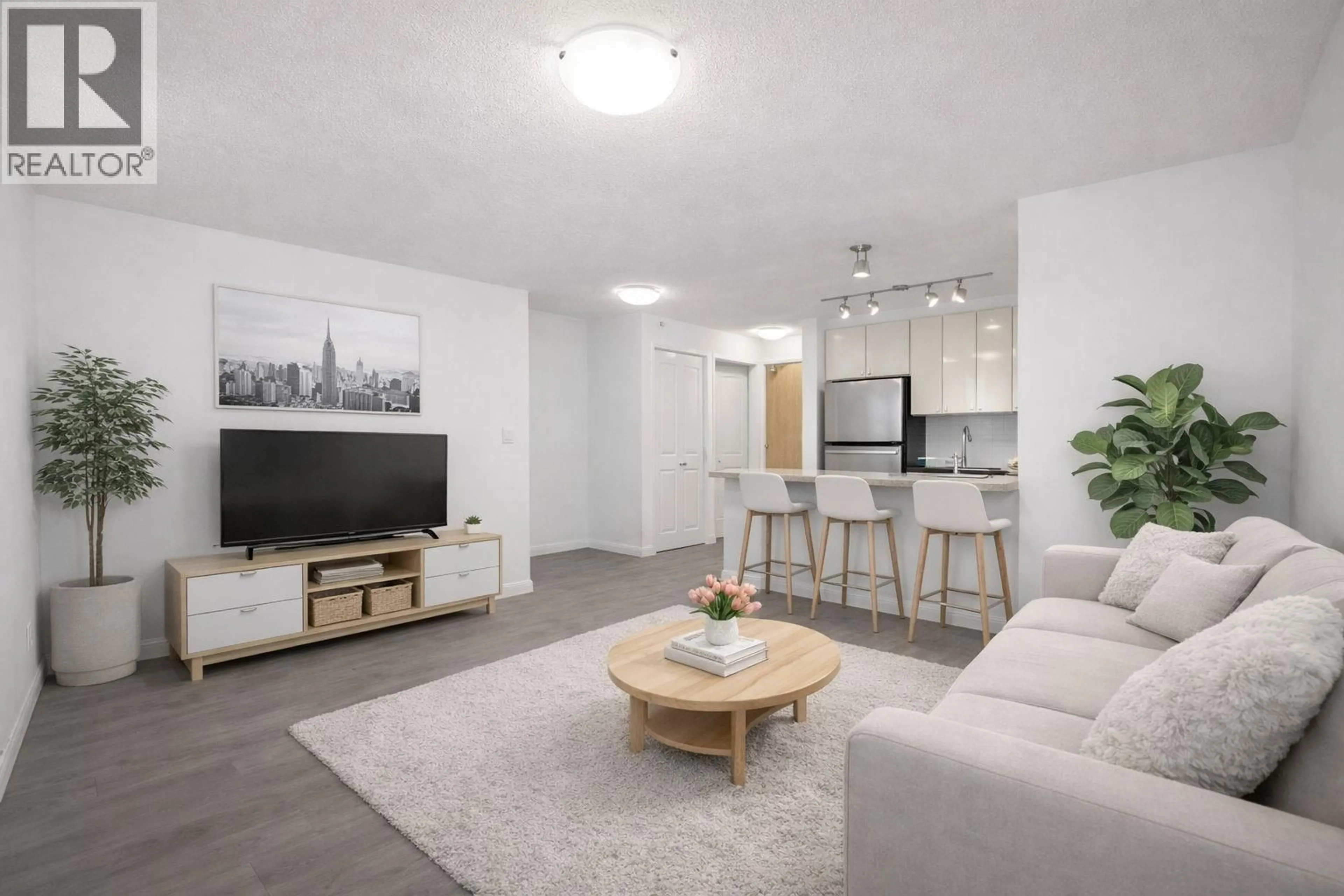 Living room with furniture, unknown for 1603 - 2289 YUKON CRESCENT, Burnaby British Columbia V5C0B2