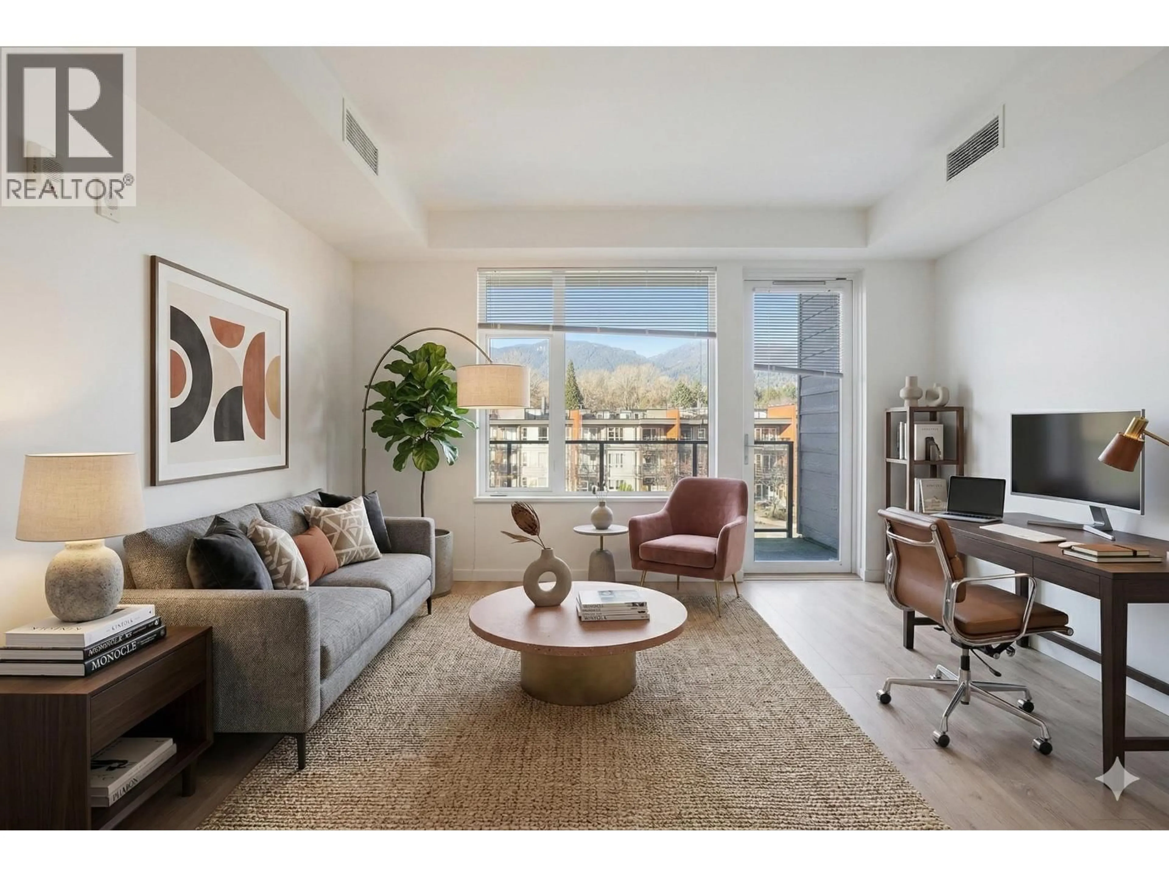 Living room with furniture, unknown for 414 - 725 MARINE DRIVE, North Vancouver British Columbia V7M0G2