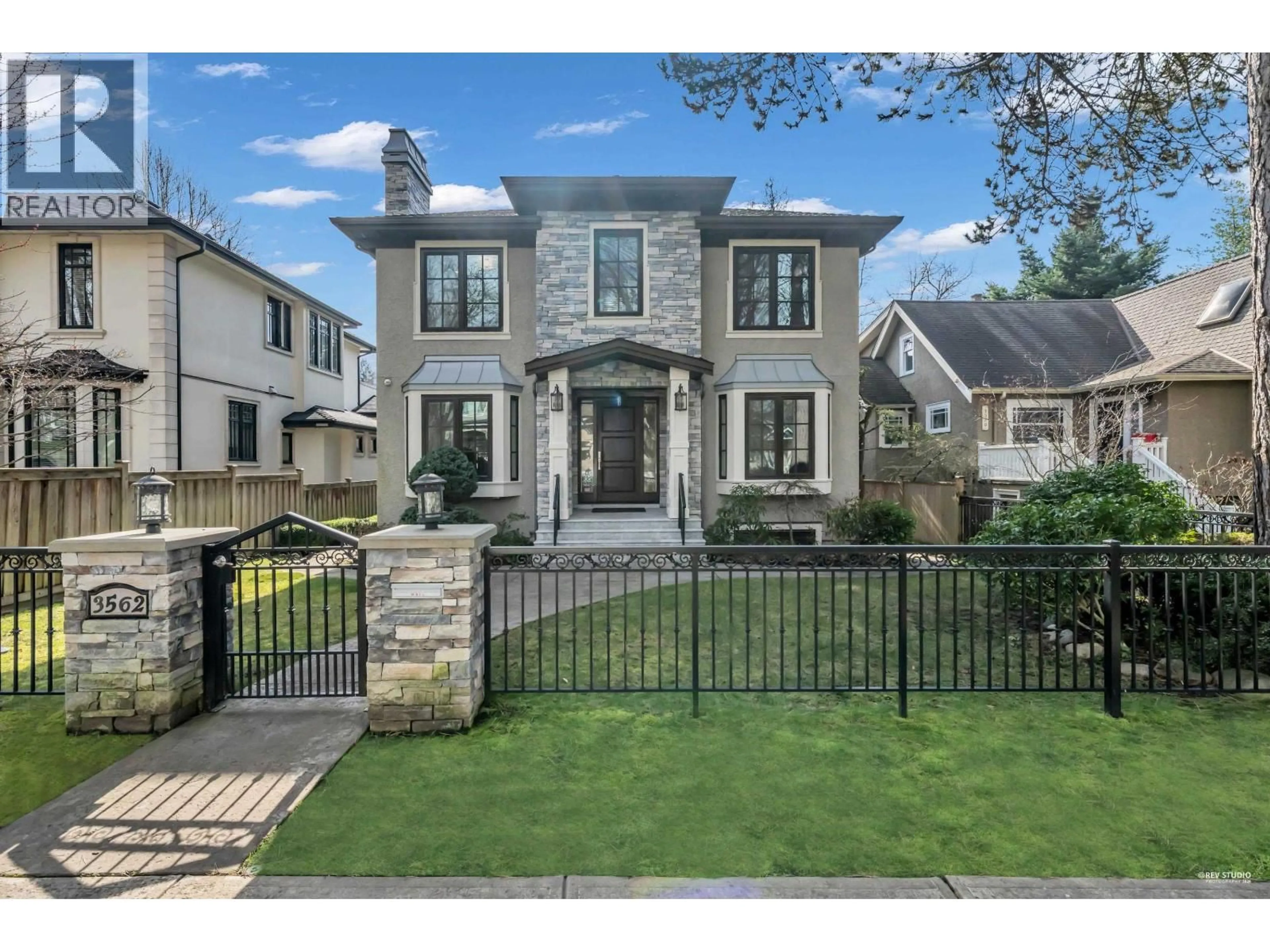 Home with brick exterior material, street for 3562 34TH AVENUE, Vancouver British Columbia V6N2K8