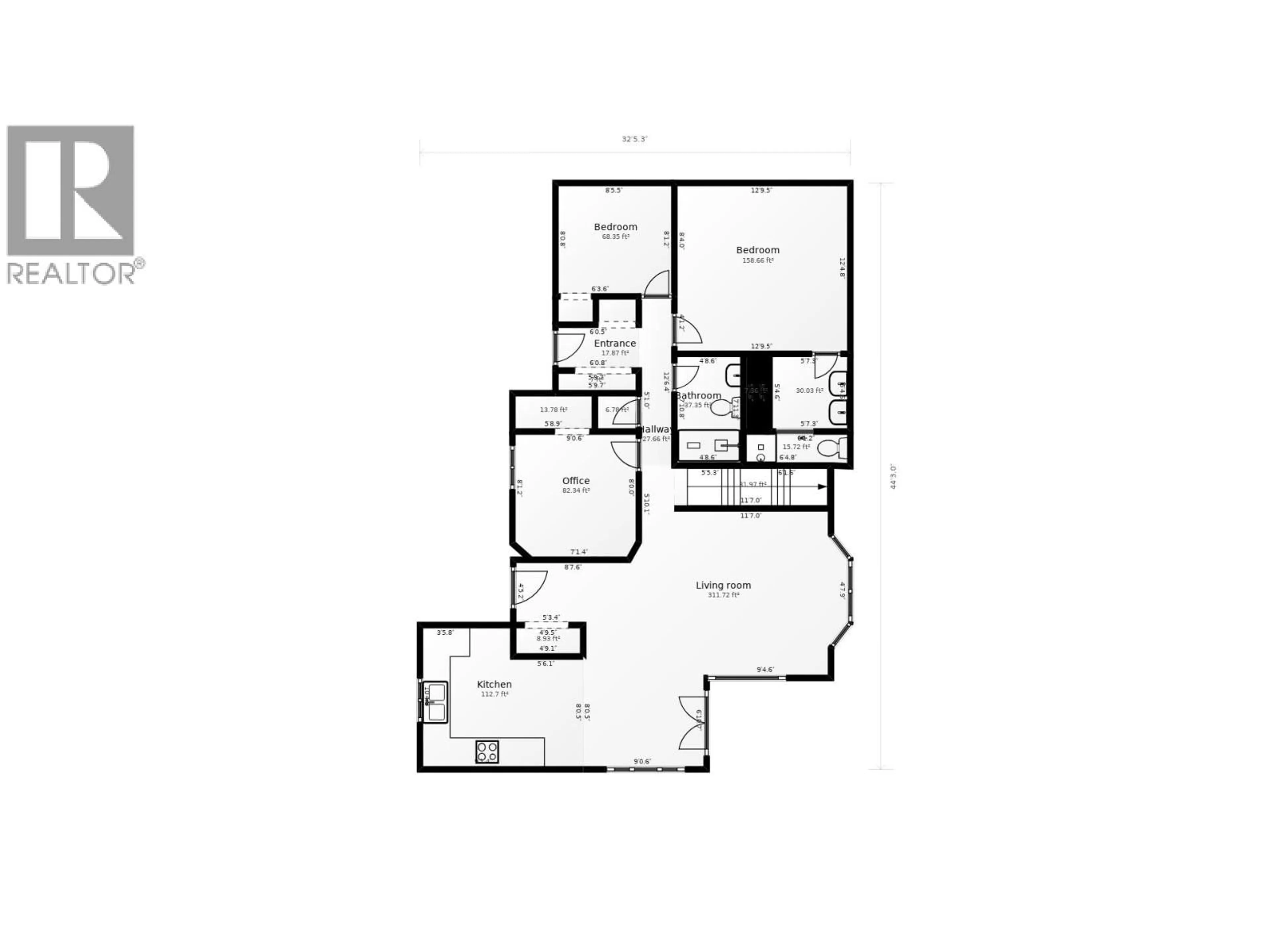 Floor plan for 8935 118A AVENUE, Fort St. John British Columbia V1J6H5