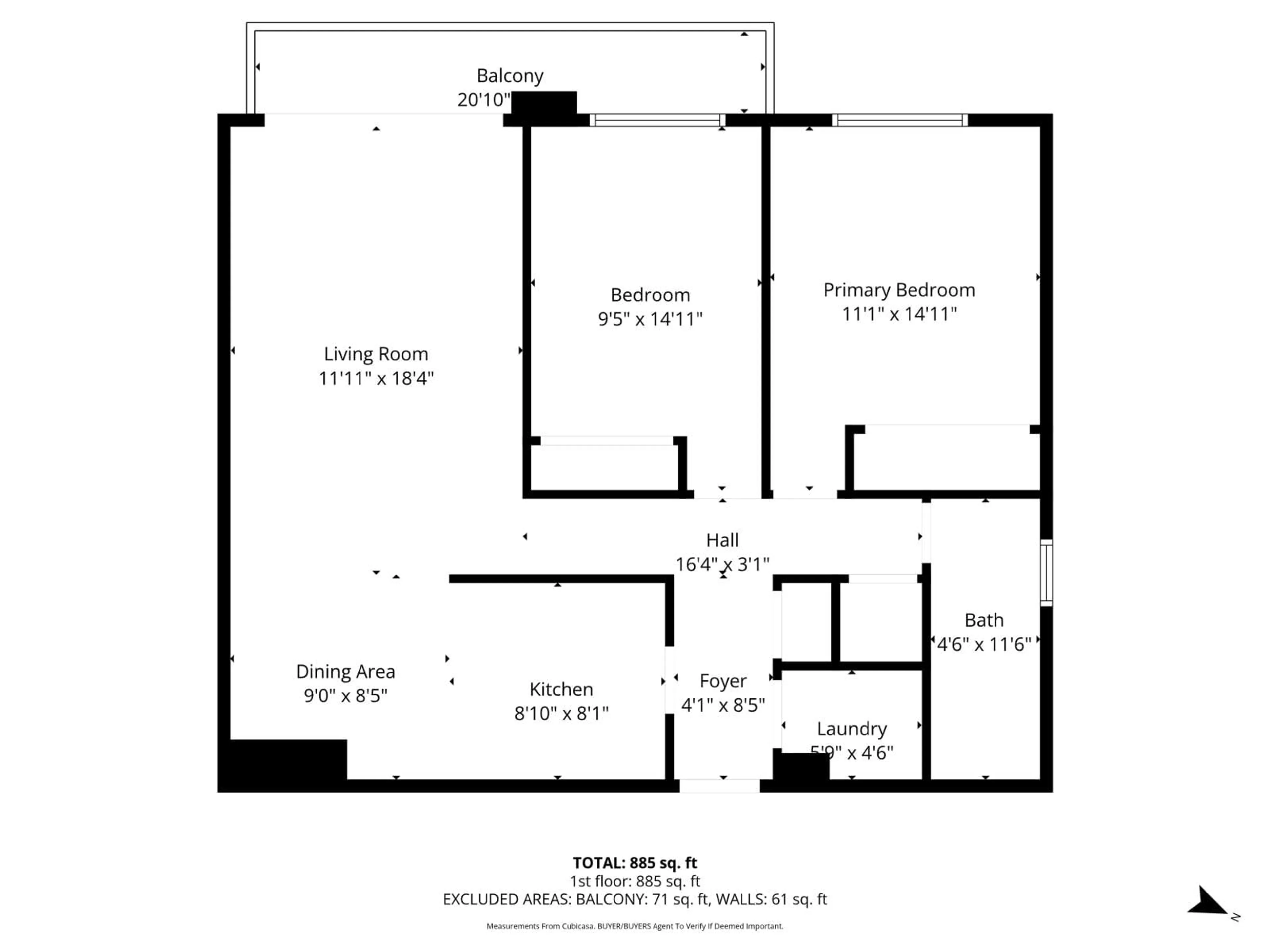 Floor plan for 209 - 45598 MCINTOSH DRIVE, Chilliwack British Columbia V2P7J3