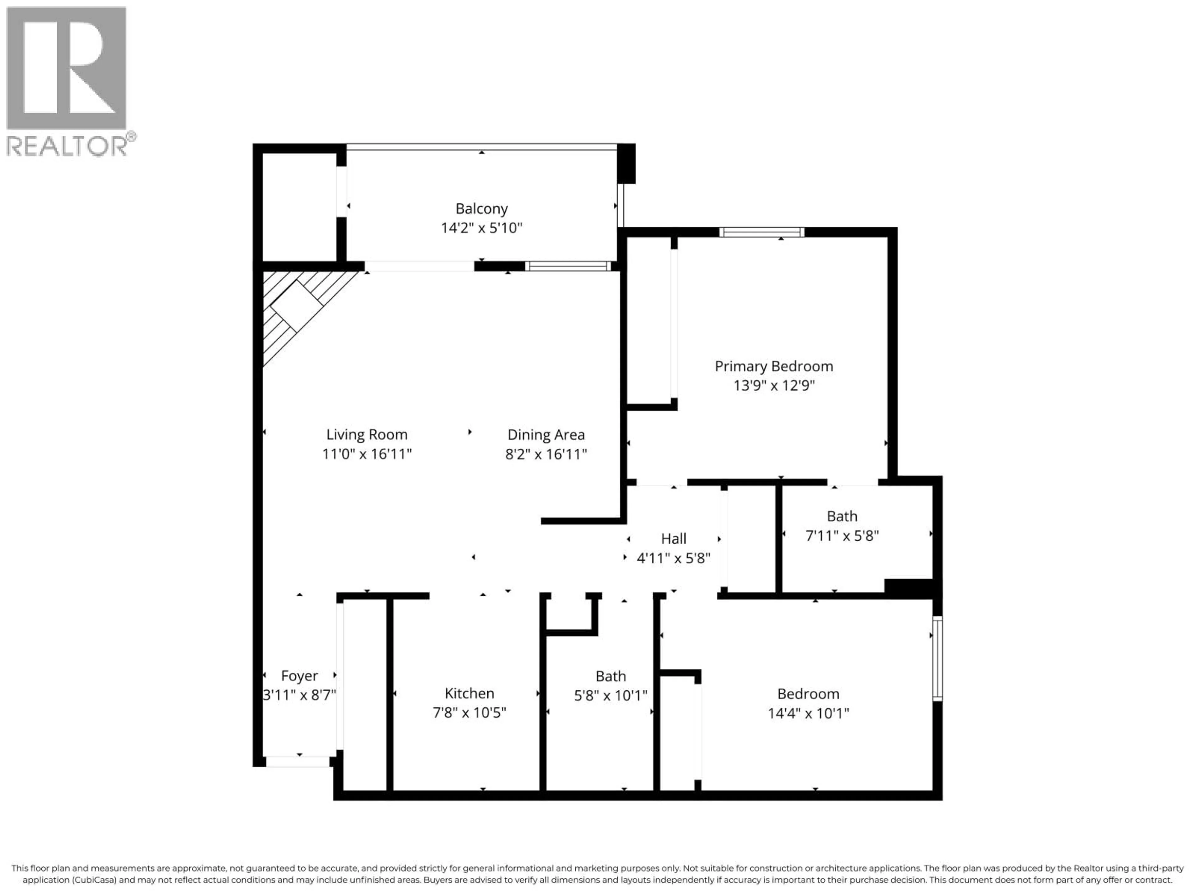 Floor plan for 340 - 8500 ACKROYD DRIVE, Richmond British Columbia V6X3H8