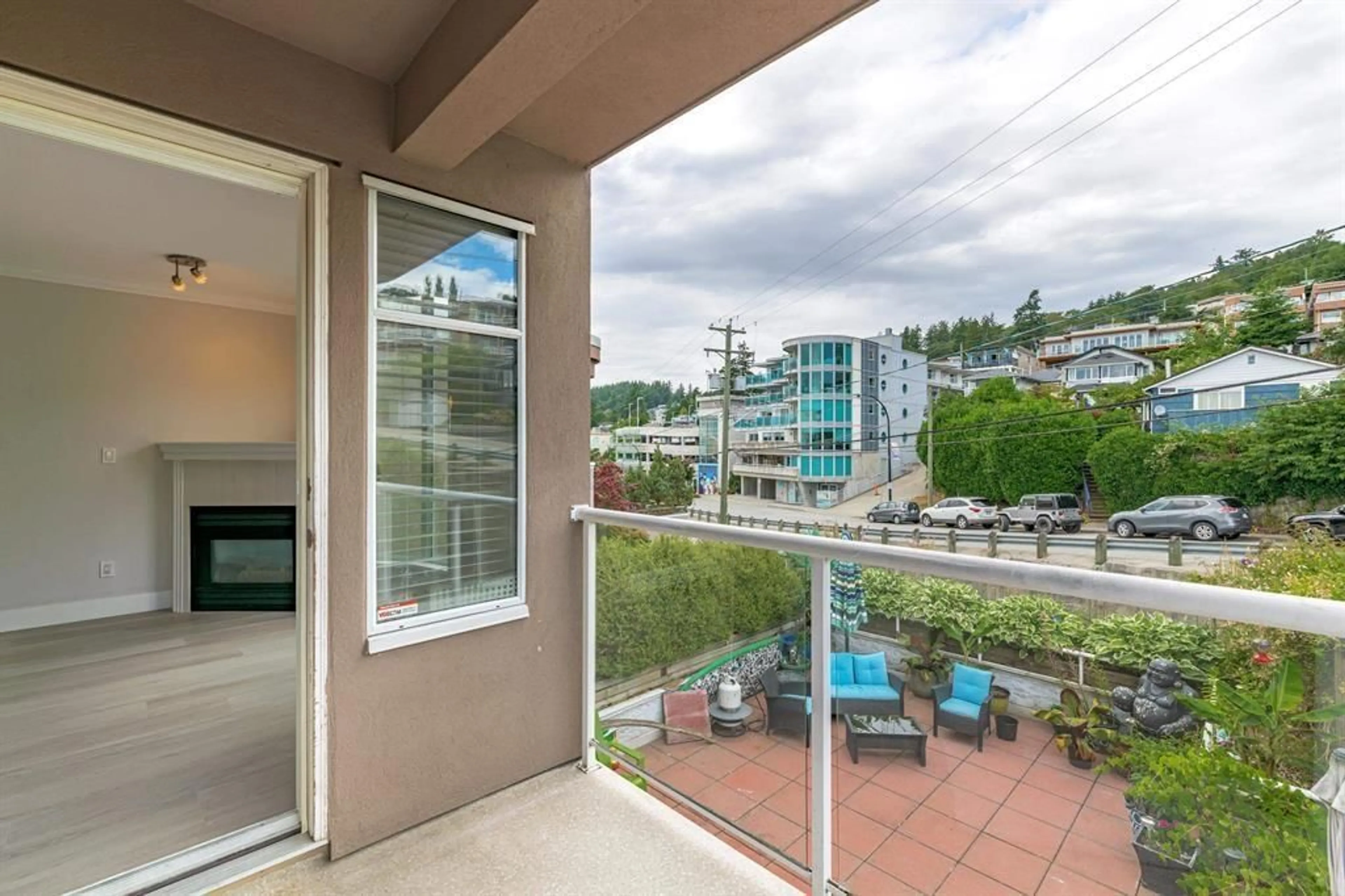 Balcony in the apartment, unknown for 310 - 14965 MARINE DRIVE, White Rock British Columbia V4B1C3