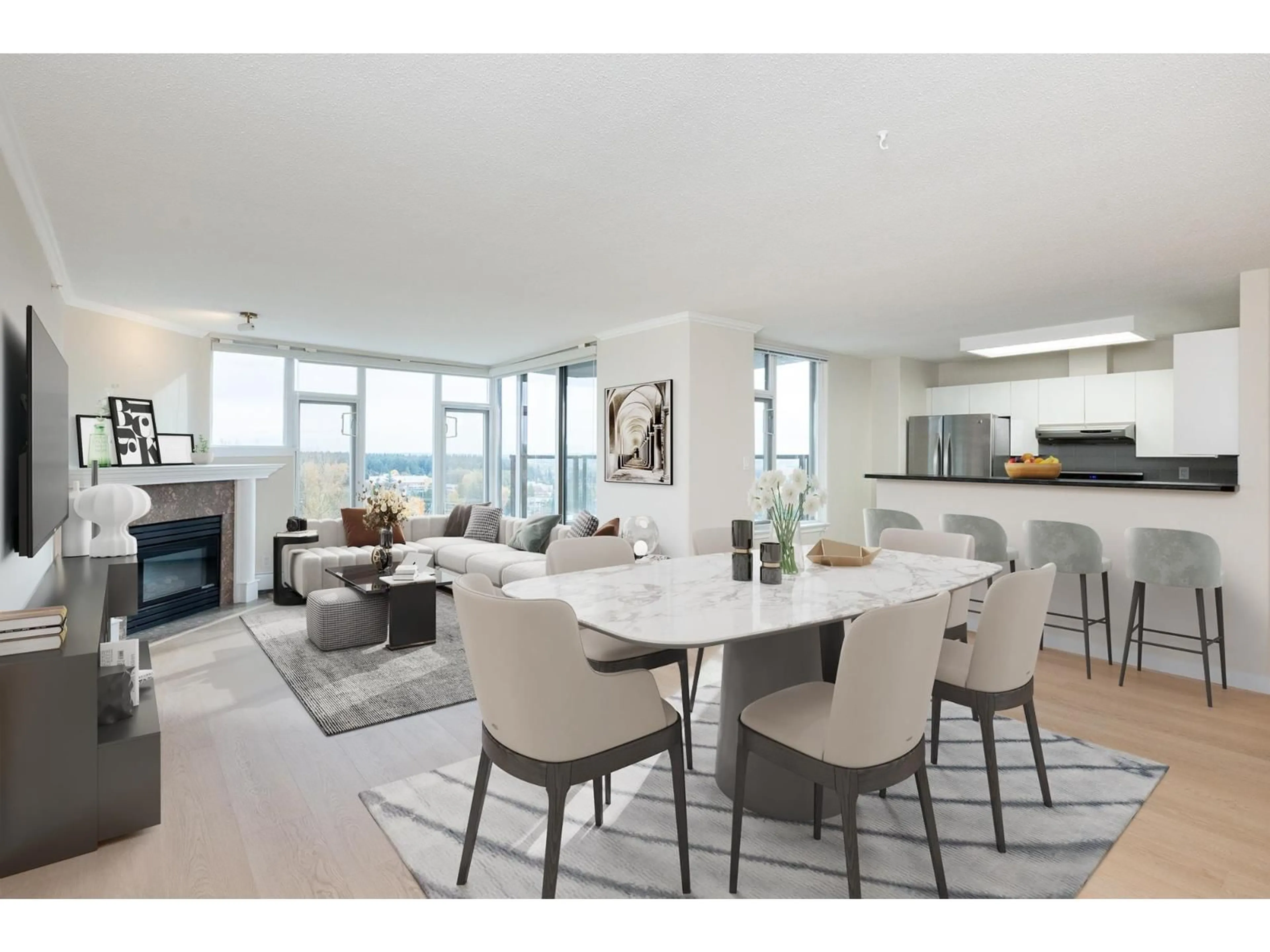 Open concept kitchen, unknown for 1504 - 13880 101 AVENUE, Surrey British Columbia V3T5T1