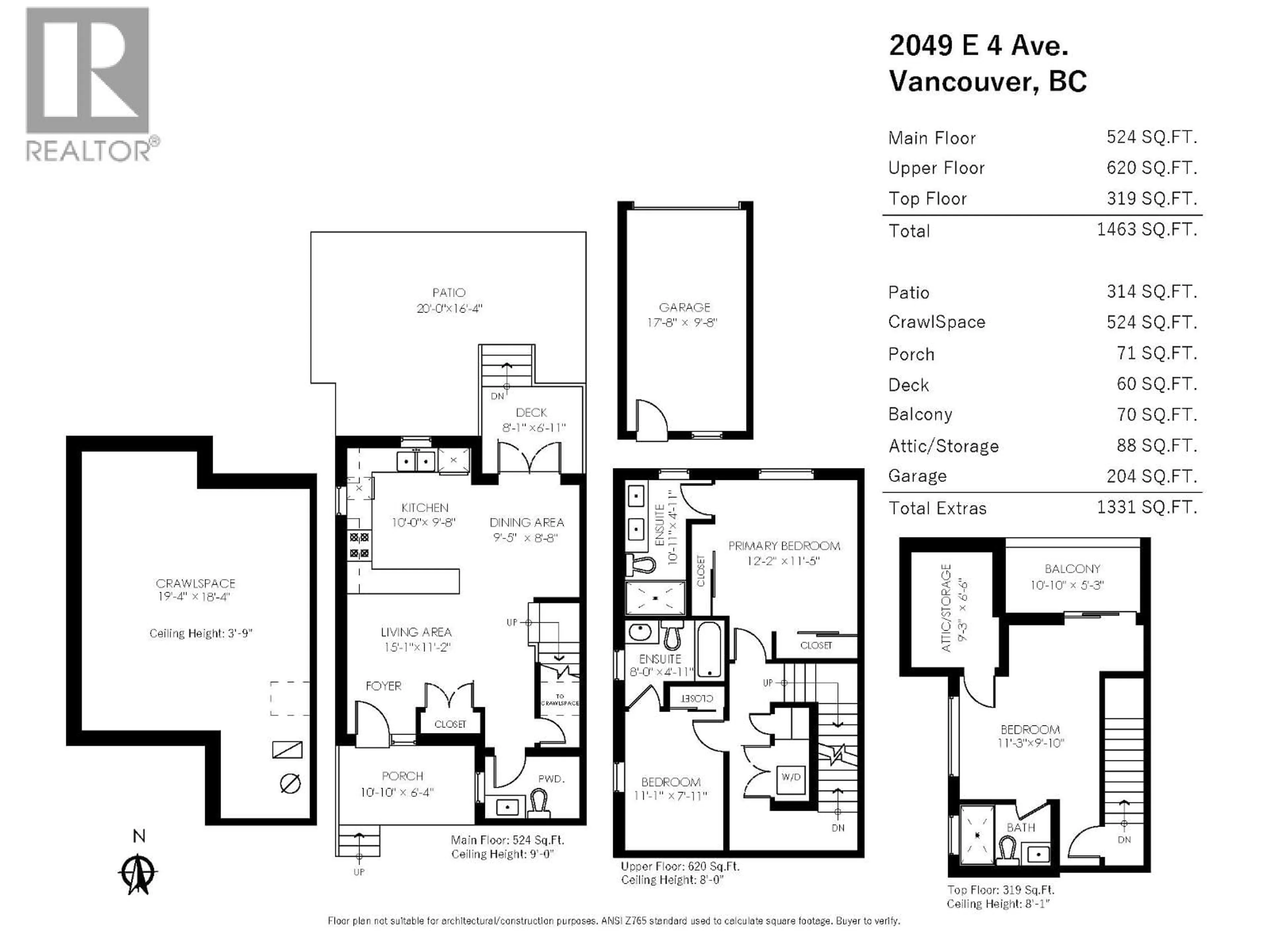 Floor plan for 2049 4TH AVENUE, Vancouver British Columbia V5N1K5