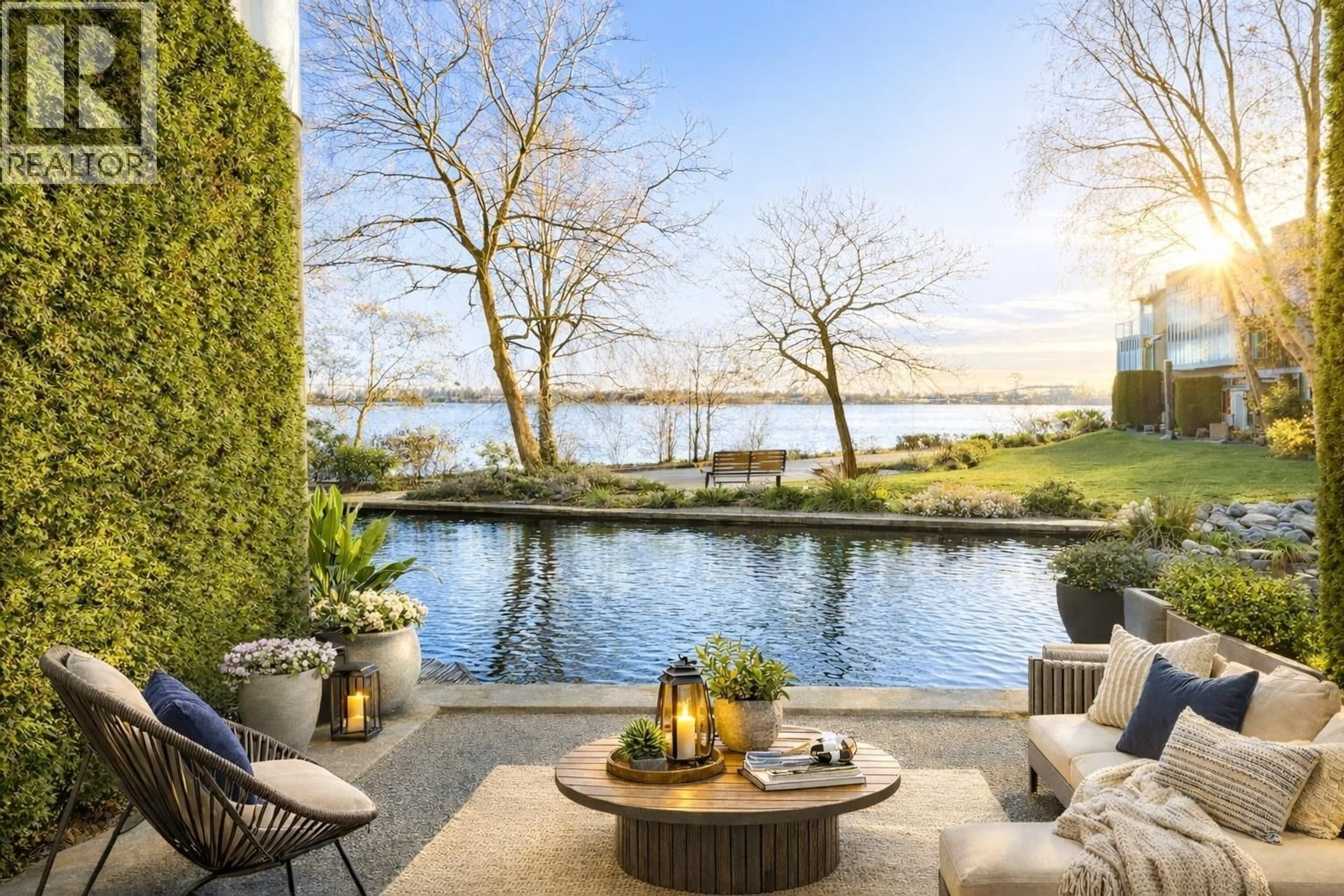 Patio, water/lake/river/ocean view for 2178 KENT AVENUE SOUTH, Vancouver British Columbia V5P4X2