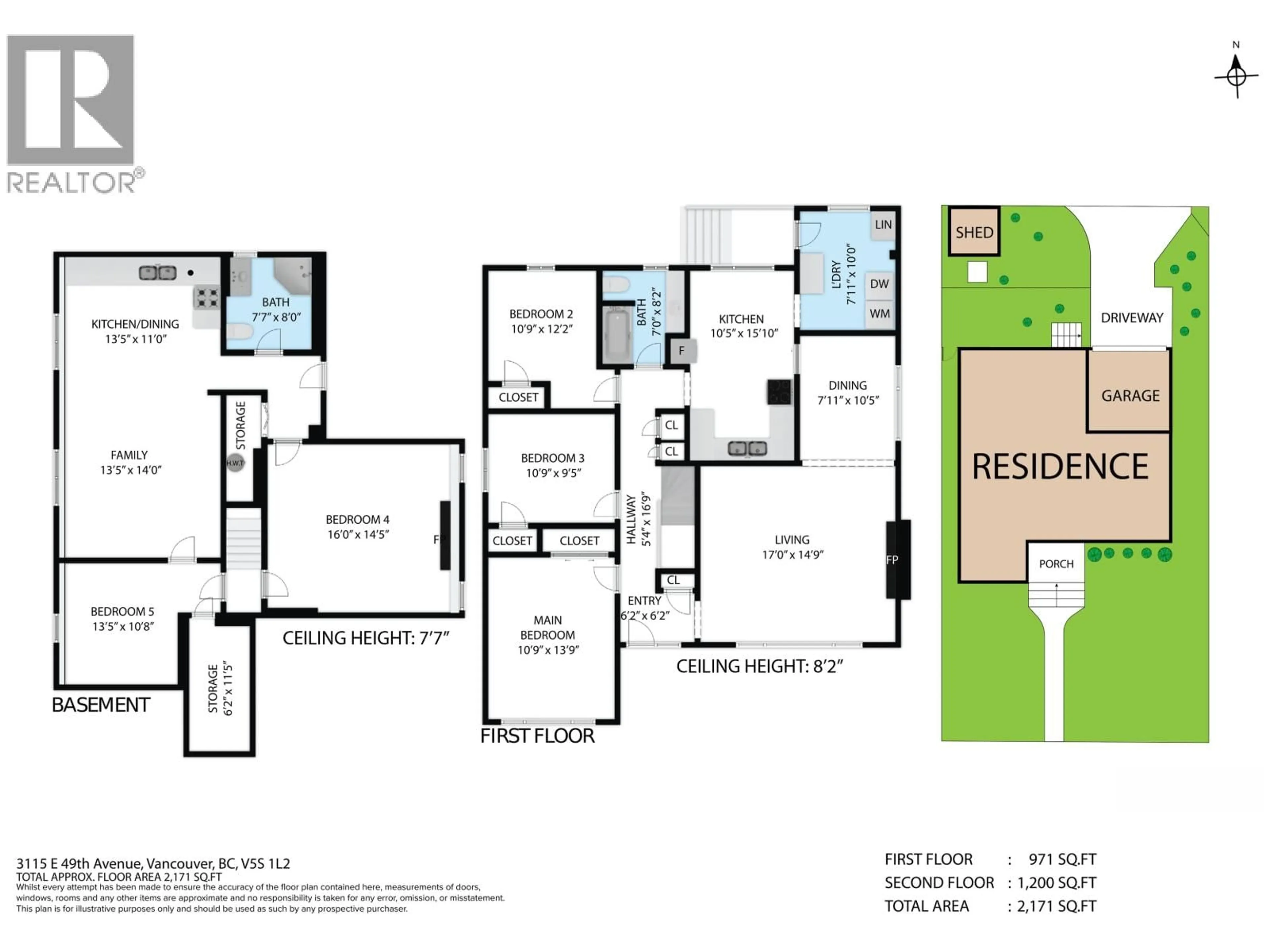 Floor plan for 3115 49 AVENUE, Vancouver British Columbia V5S1L2
