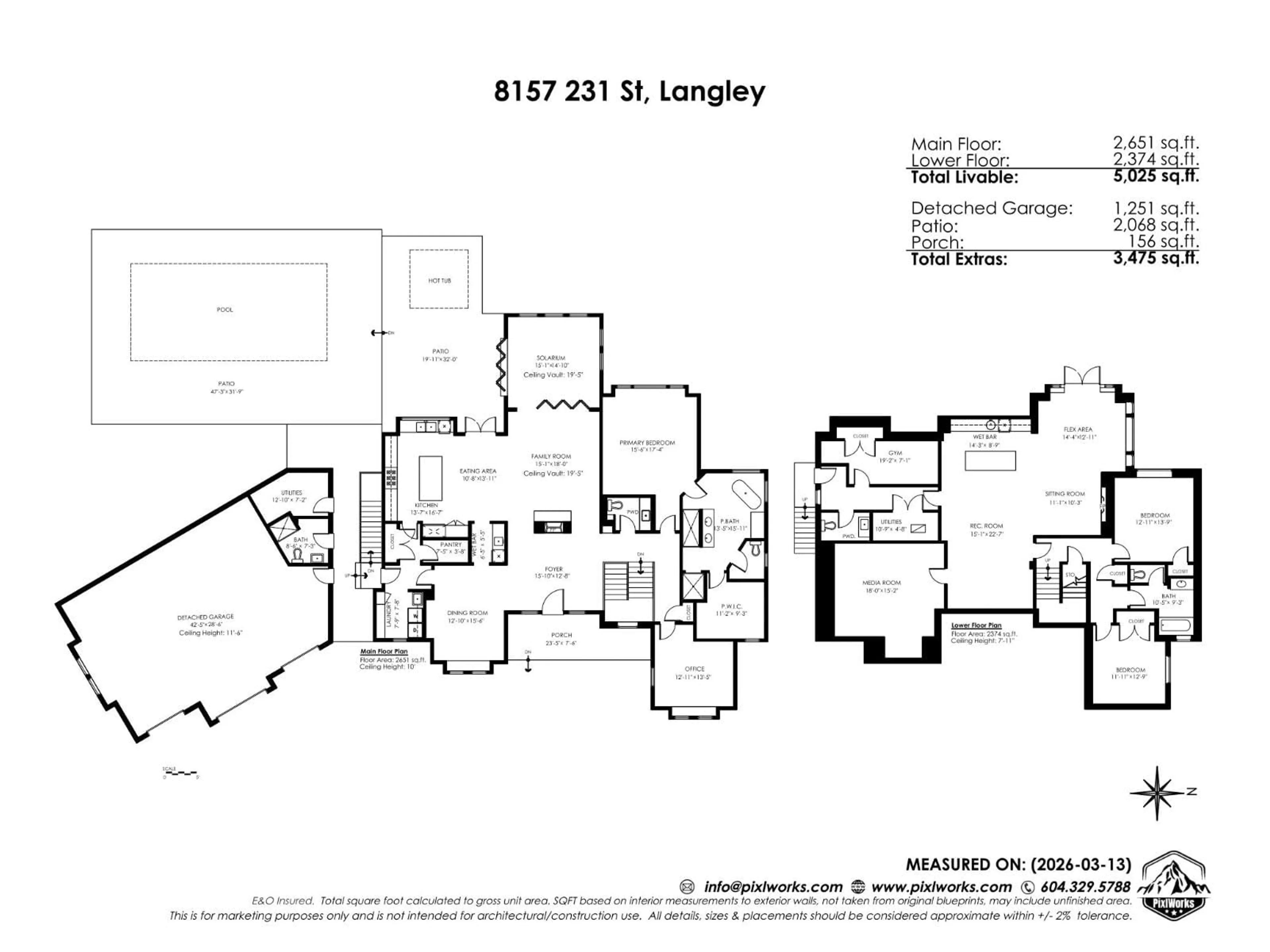 Floor plan for 8157 231 STREET, Langley British Columbia V1M0C4