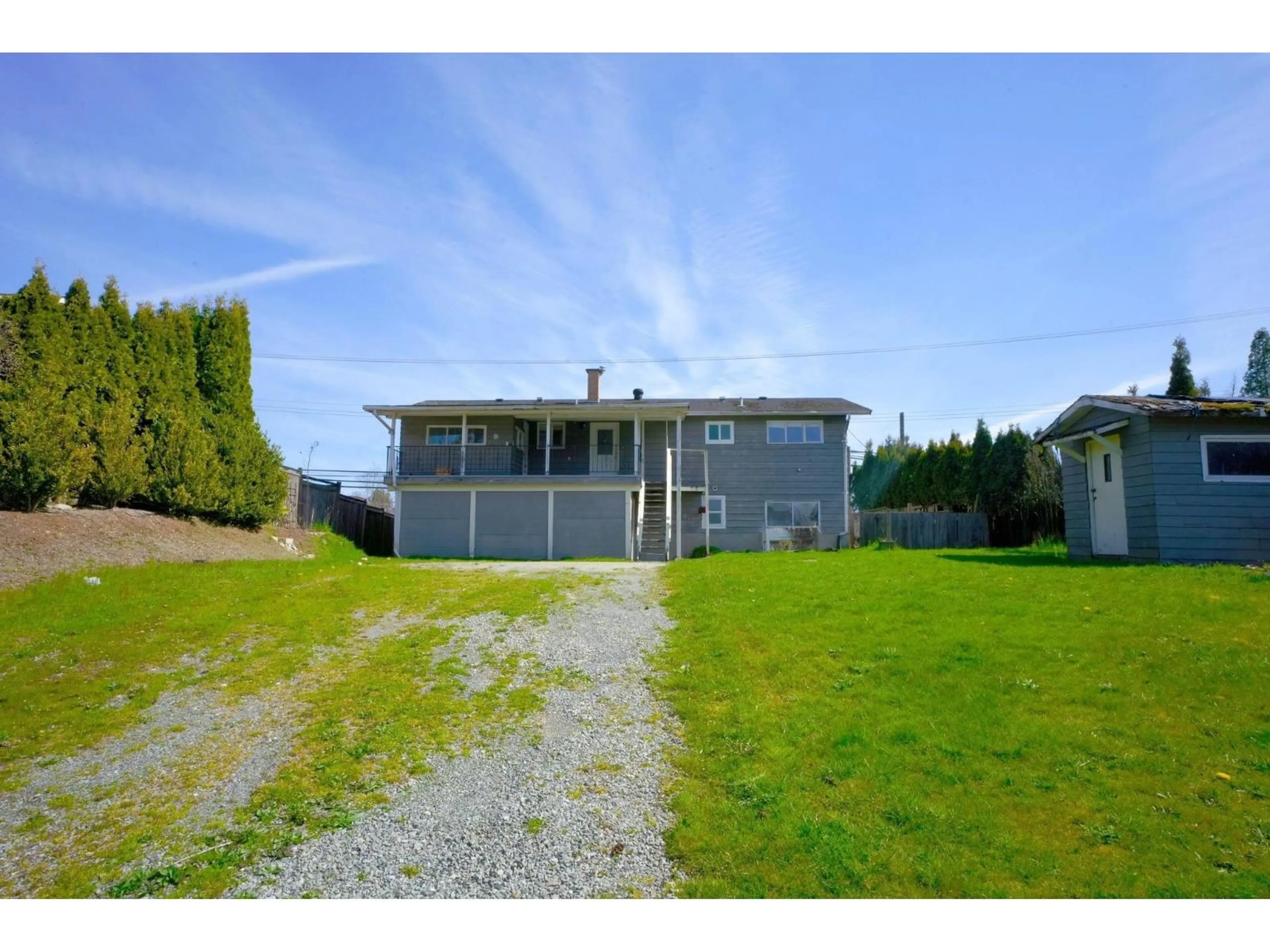 A pic from outside/outdoor area/front of a property/back of a property/a pic from drone, building for 1477 MCCALLUM ROAD, Abbotsford British Columbia V2S8B2