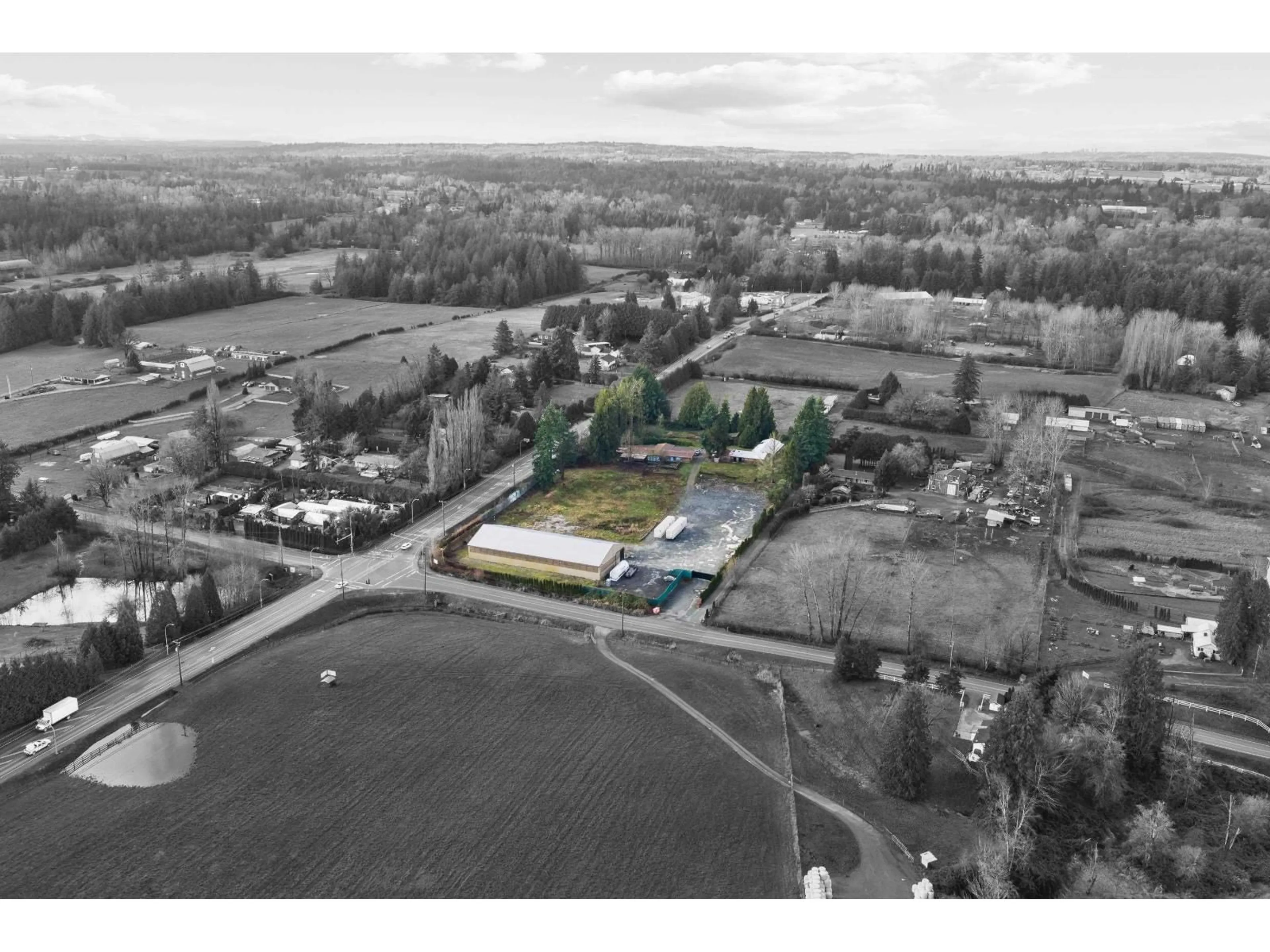 A pic from outside/outdoor area/front of a property/back of a property/a pic from drone, building for 24733 16 AVENUE, Langley British Columbia V2Z1J4