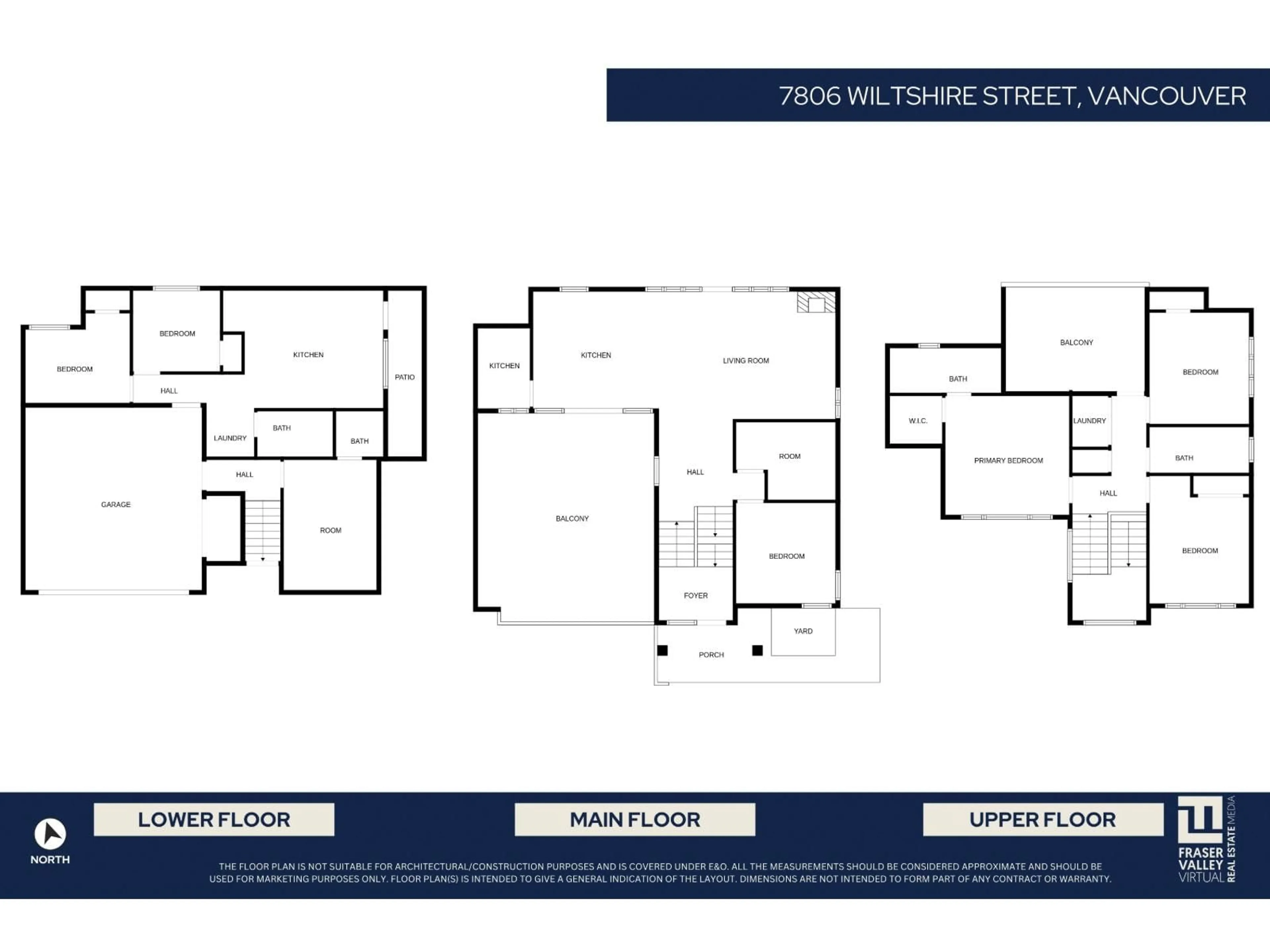 Floor plan for 7806 WILTSHIRE BOULEVARD, Delta British Columbia V4C4B3