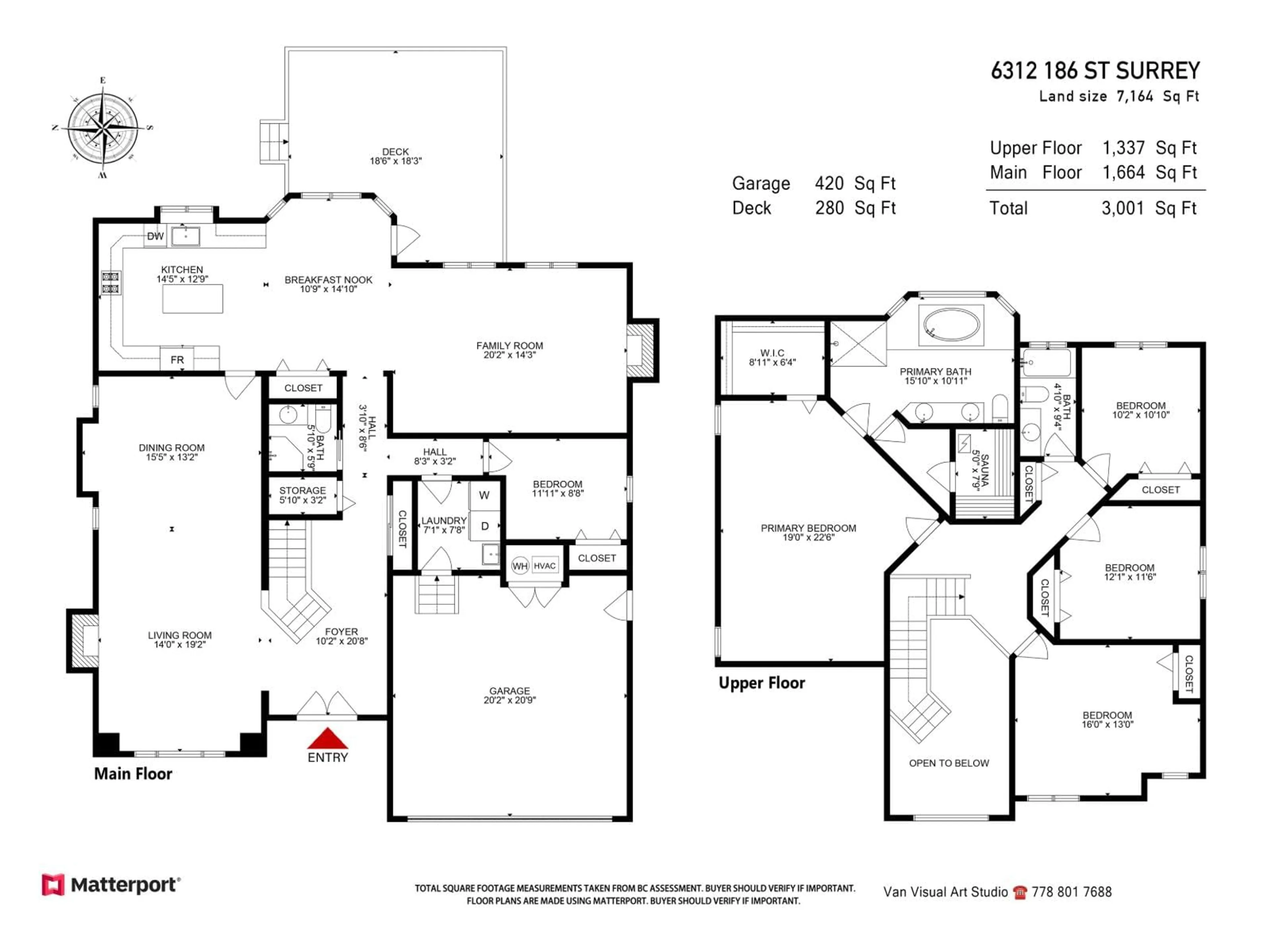 Floor plan for 6312 186 STREET, Surrey British Columbia V3S8J5