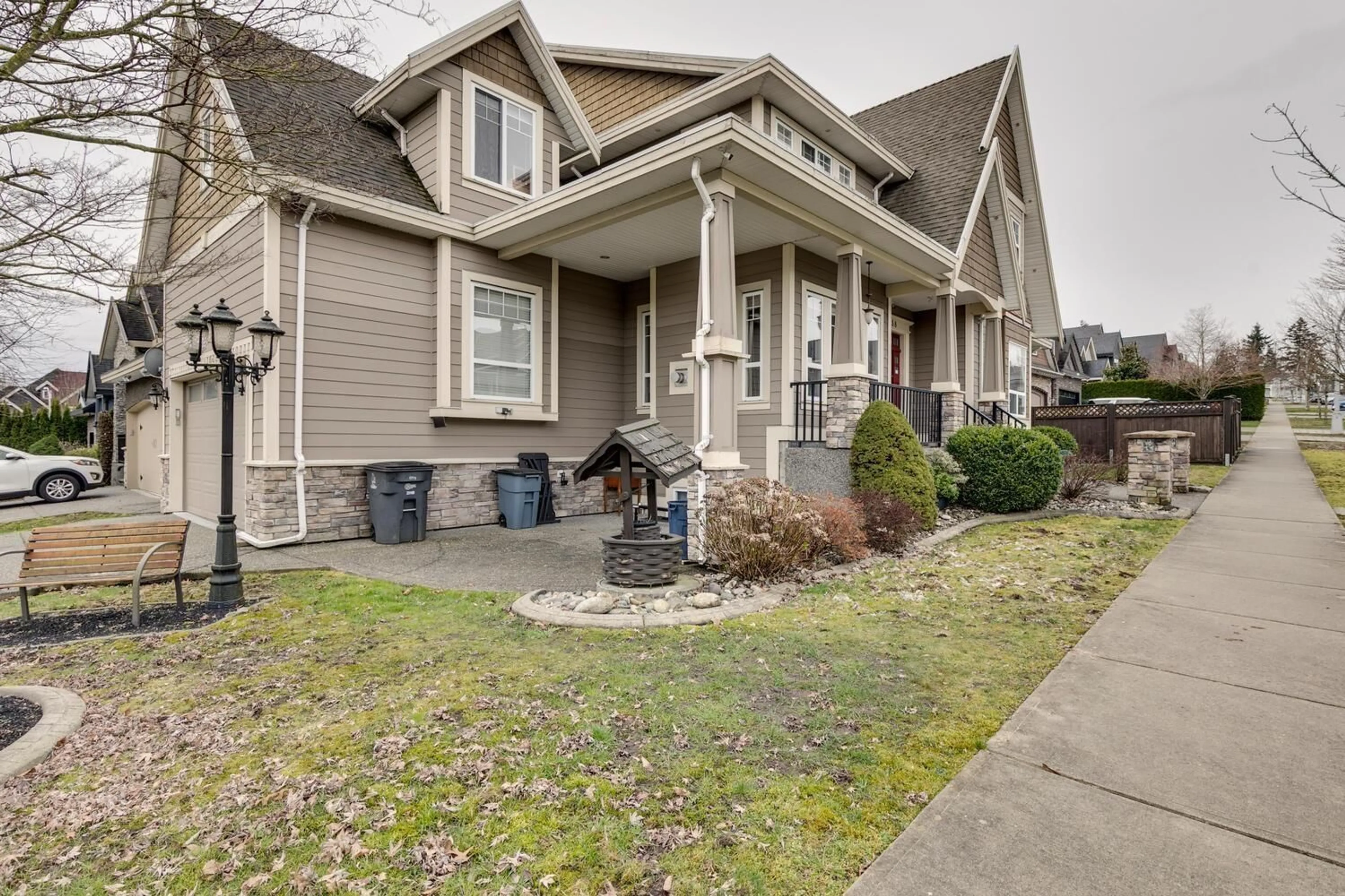 Home with vinyl exterior material, street for 18938 54A AVENUE, Surrey British Columbia V3S6R4