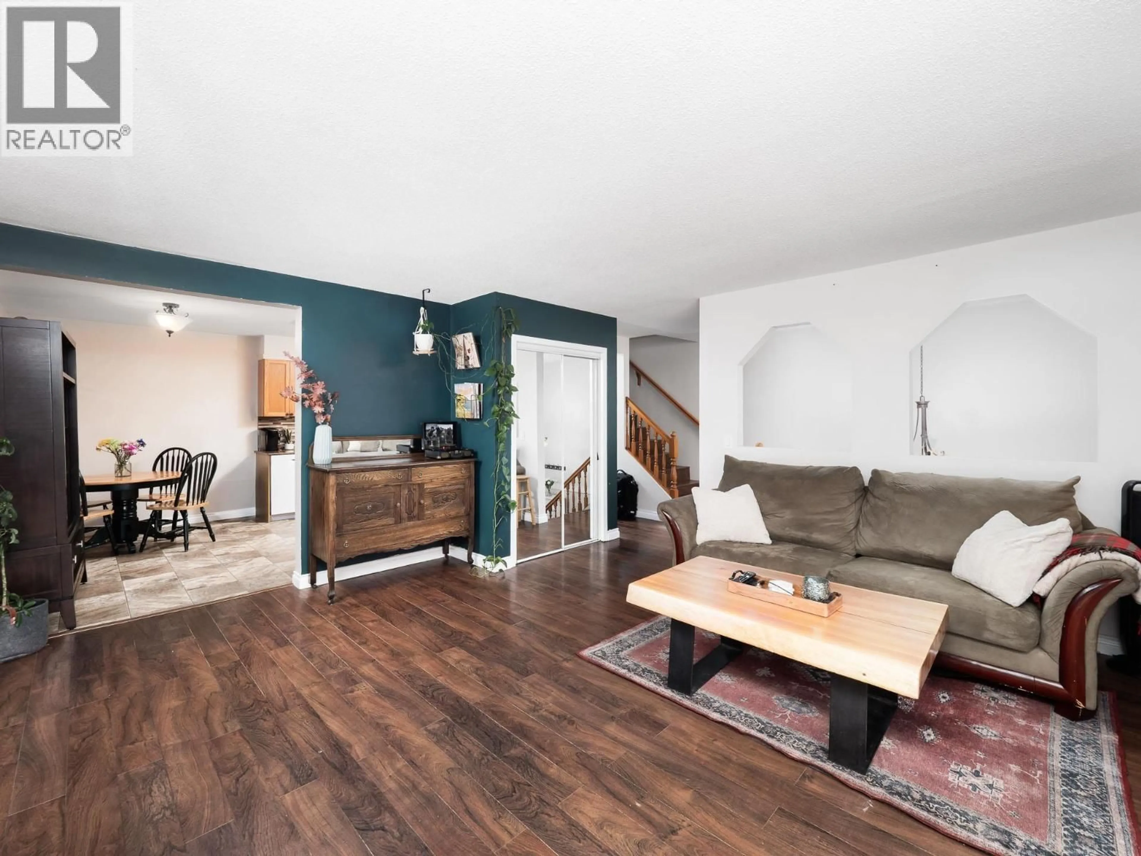 Living room with furniture, wood/laminate floor for 103 - 3015 ST ANNE CRESCENT, Prince George British Columbia V2N5C7