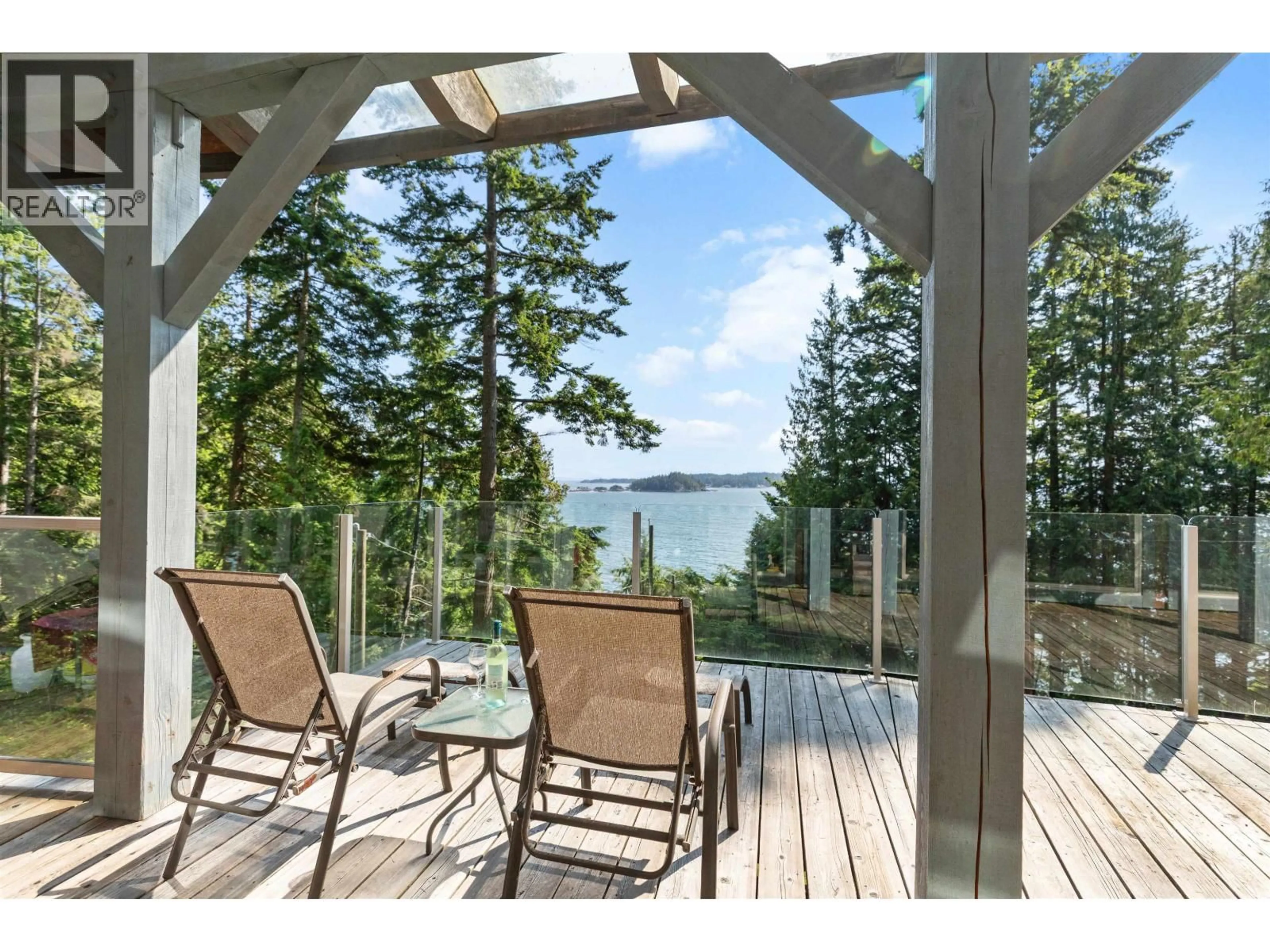 Patio, water/lake/river/ocean view for 304 ESPLANADE ROAD, Keats Island British Columbia V0N1V0