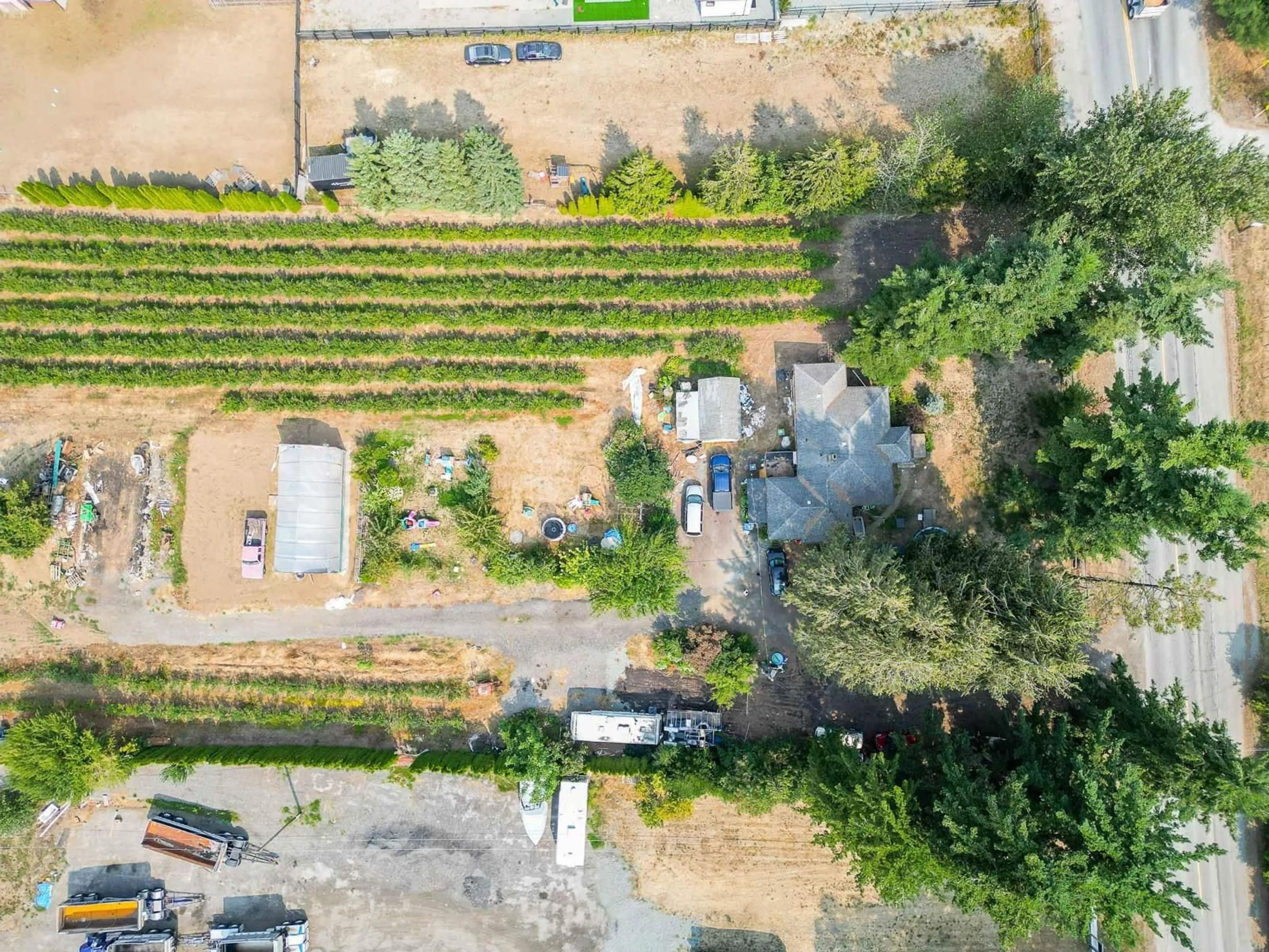A pic from outside/outdoor area/front of a property/back of a property/a pic from drone, street for 1963 TOWNLINE ROAD, Abbotsford British Columbia V2T6E2