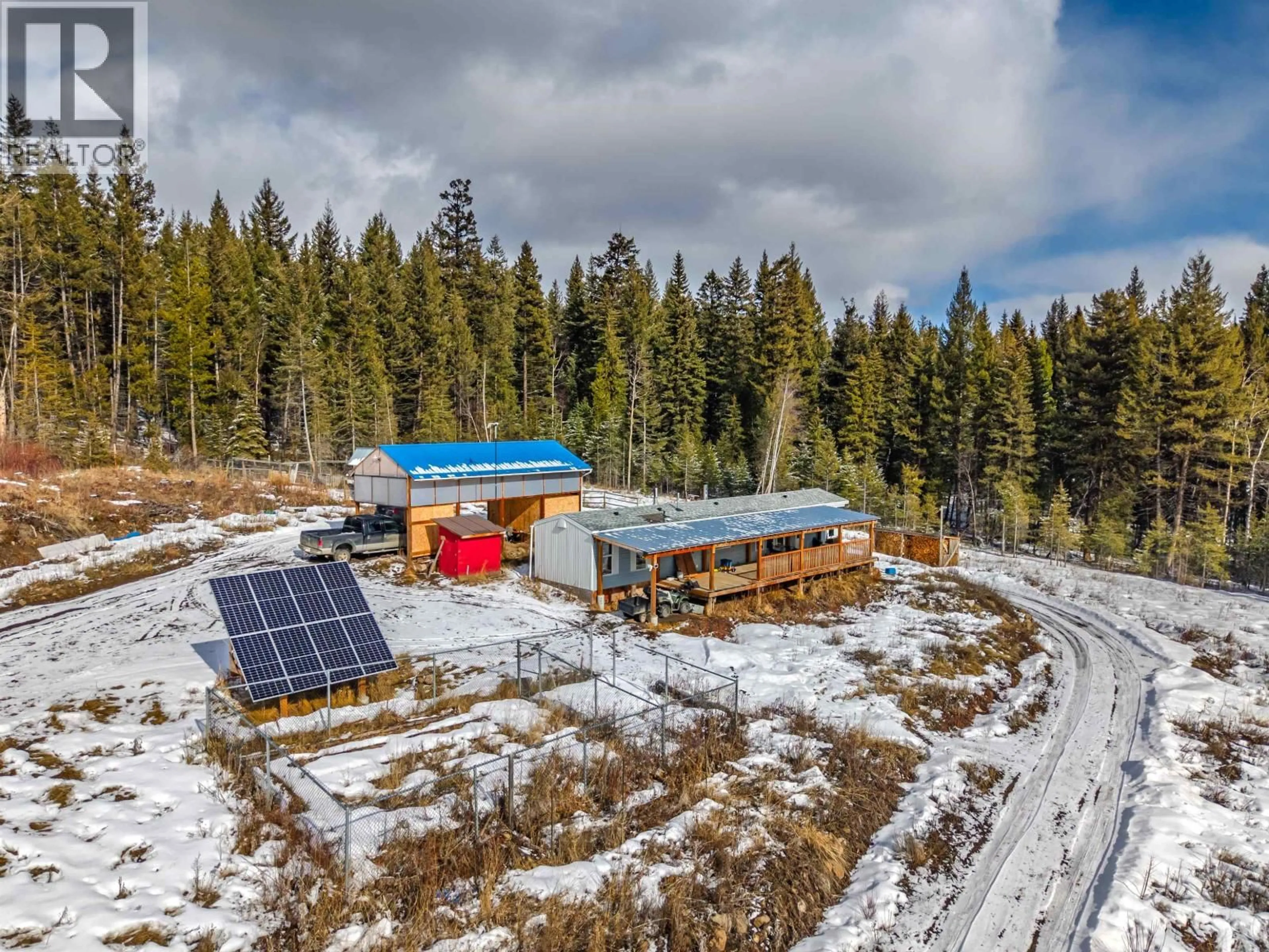 A pic from outside/outdoor area/front of a property/back of a property/a pic from drone, unknown for 6293 HILLSIDE DRIVE, Forest Grove British Columbia V0K1M0