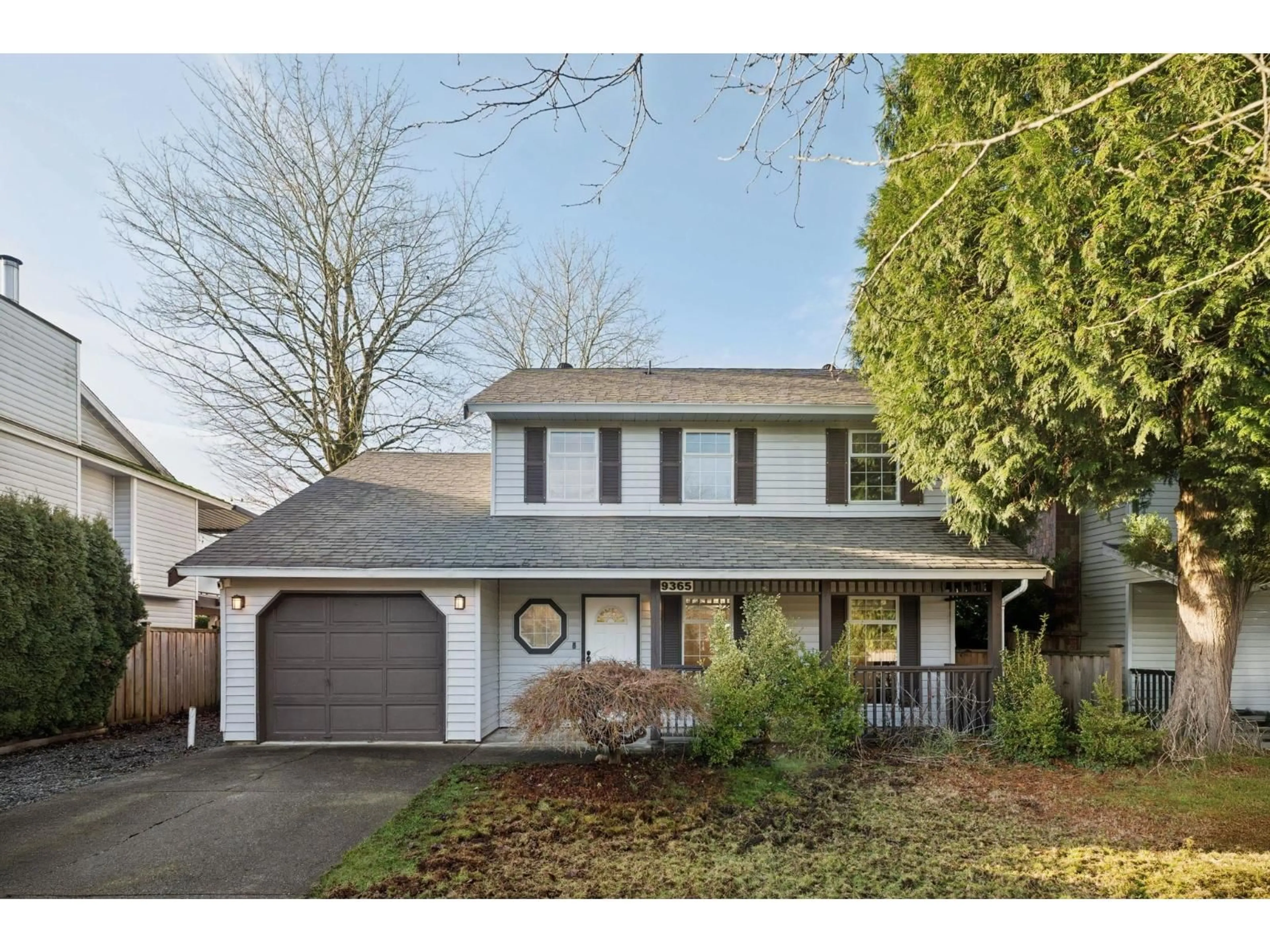 Home with vinyl exterior material, street for 9365 210 STREET, Langley British Columbia V1M1W2