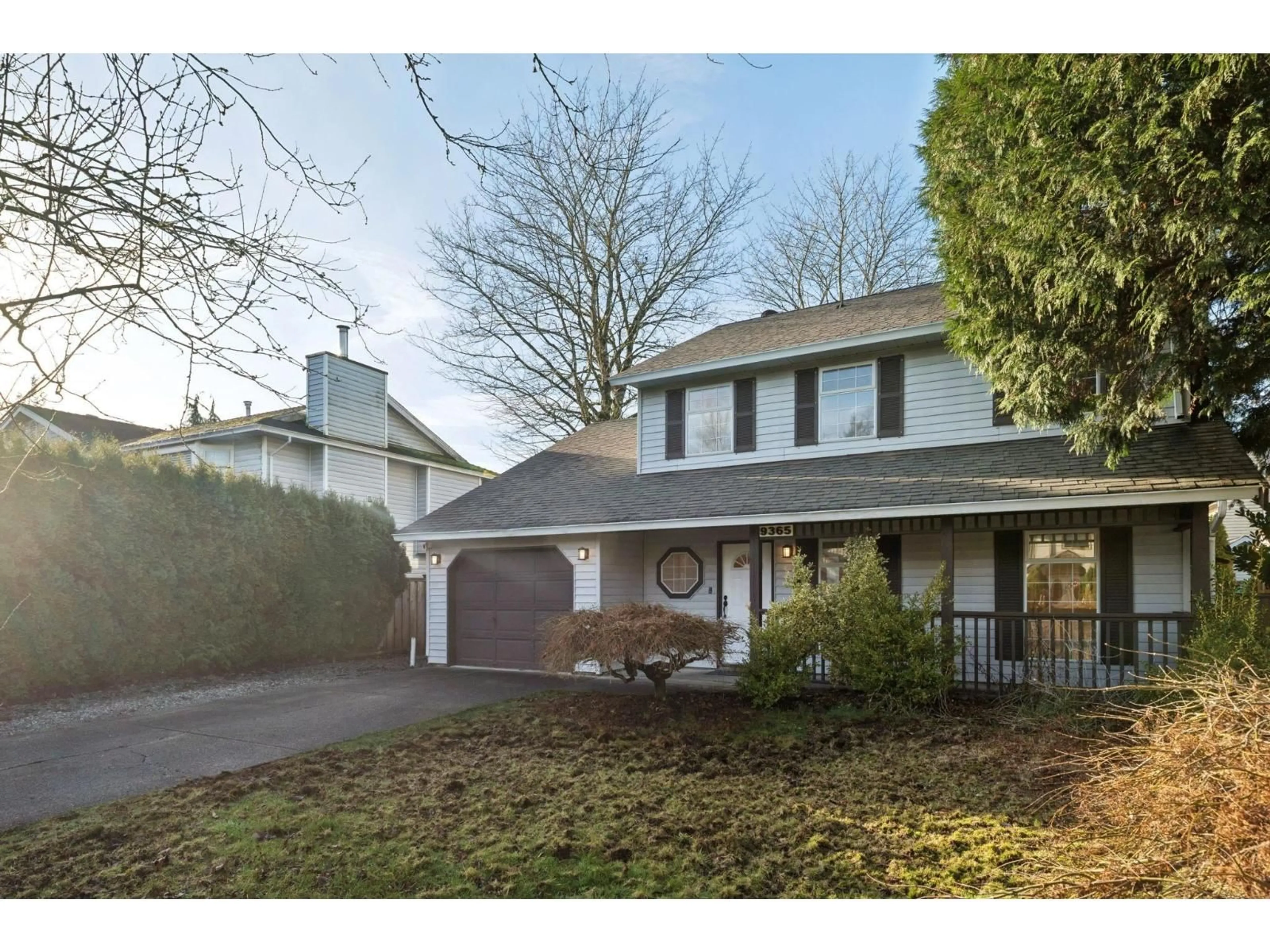 Home with vinyl exterior material, street for 9365 210 STREET, Langley British Columbia V1M1W2