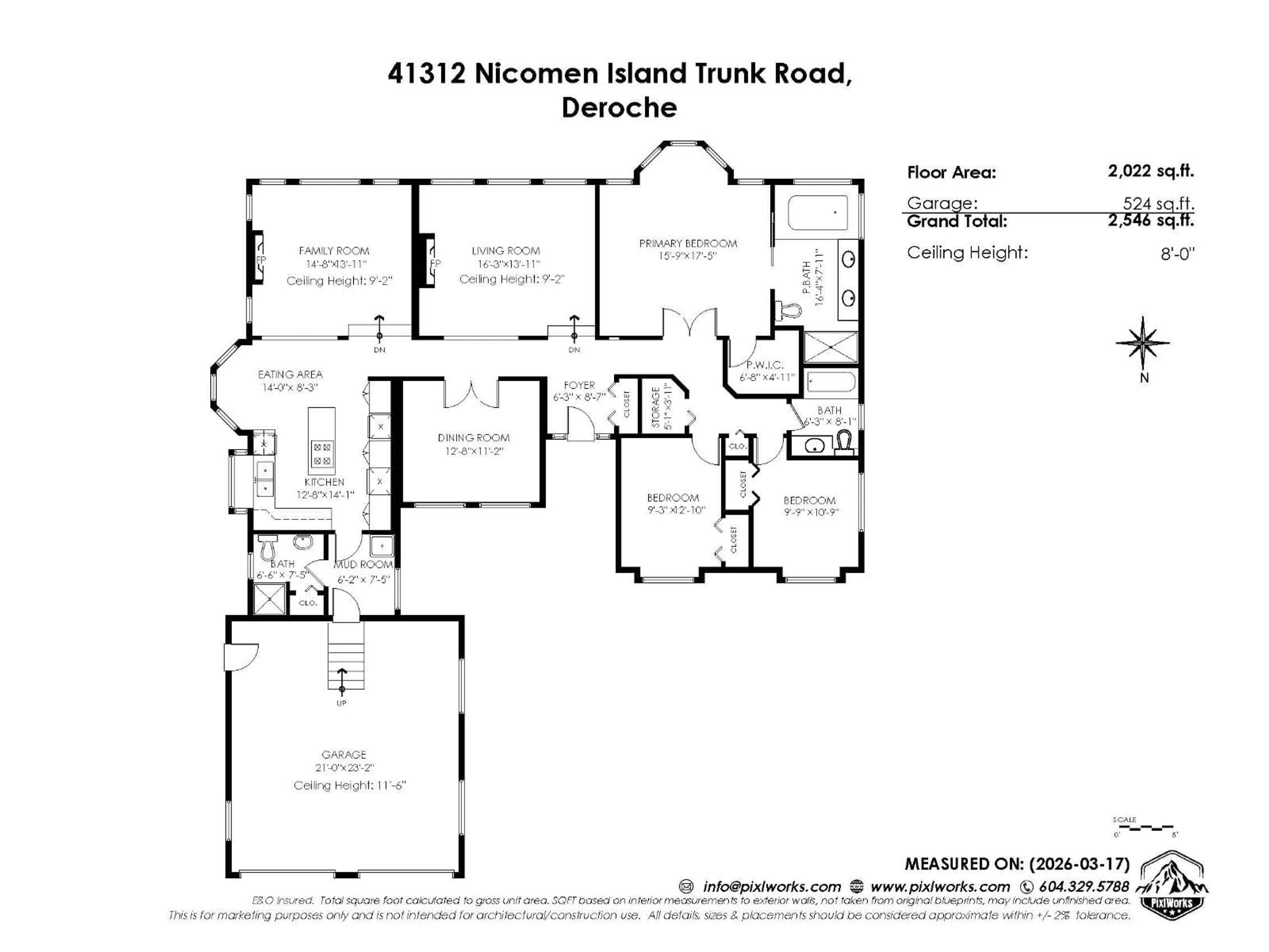 Floor plan for 41312 NICOMEN ISLAND TRUNK ROAD, Mission British Columbia V0M1G0