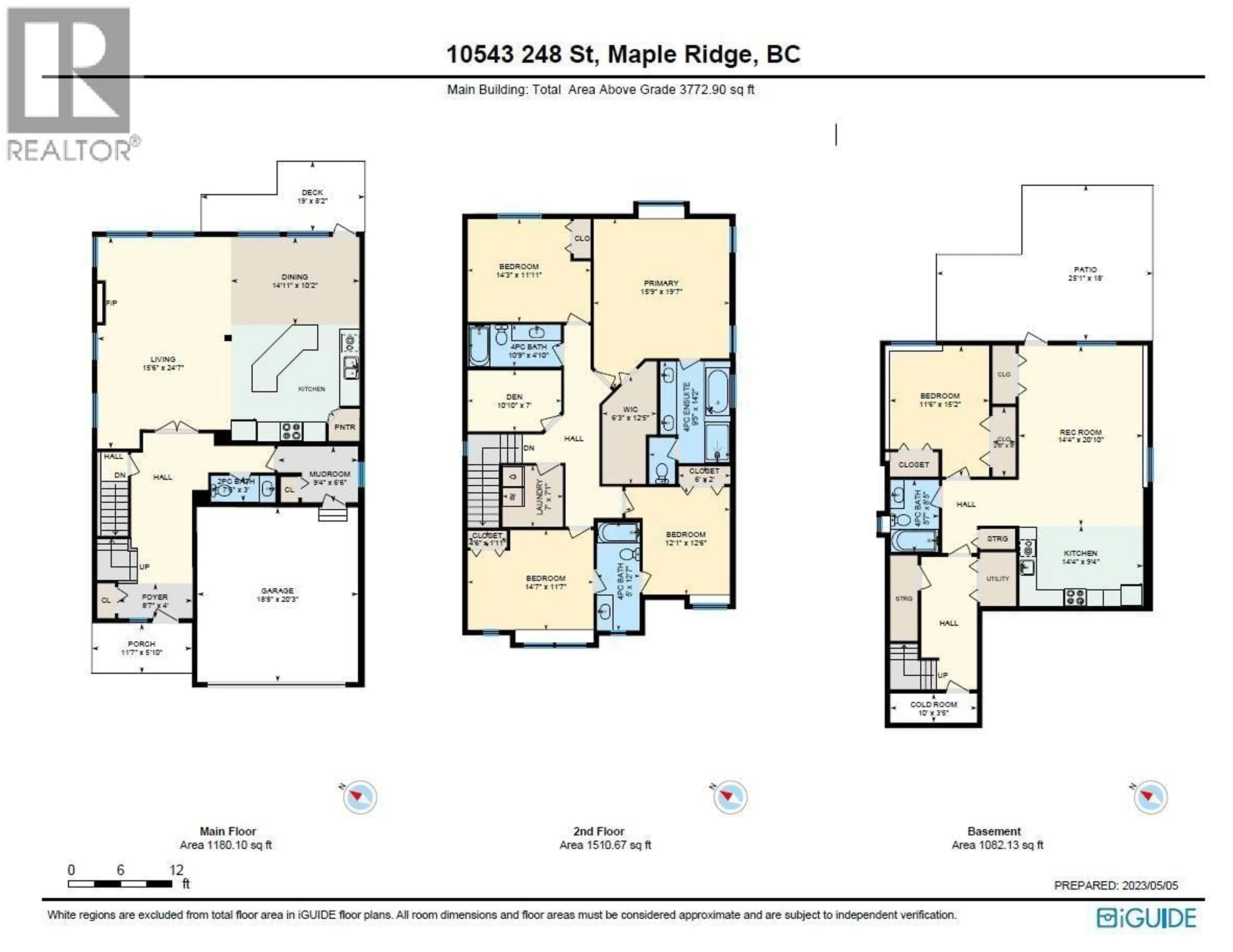 Floor plan for 10543 248 STREET, Maple Ridge British Columbia V2W0G2