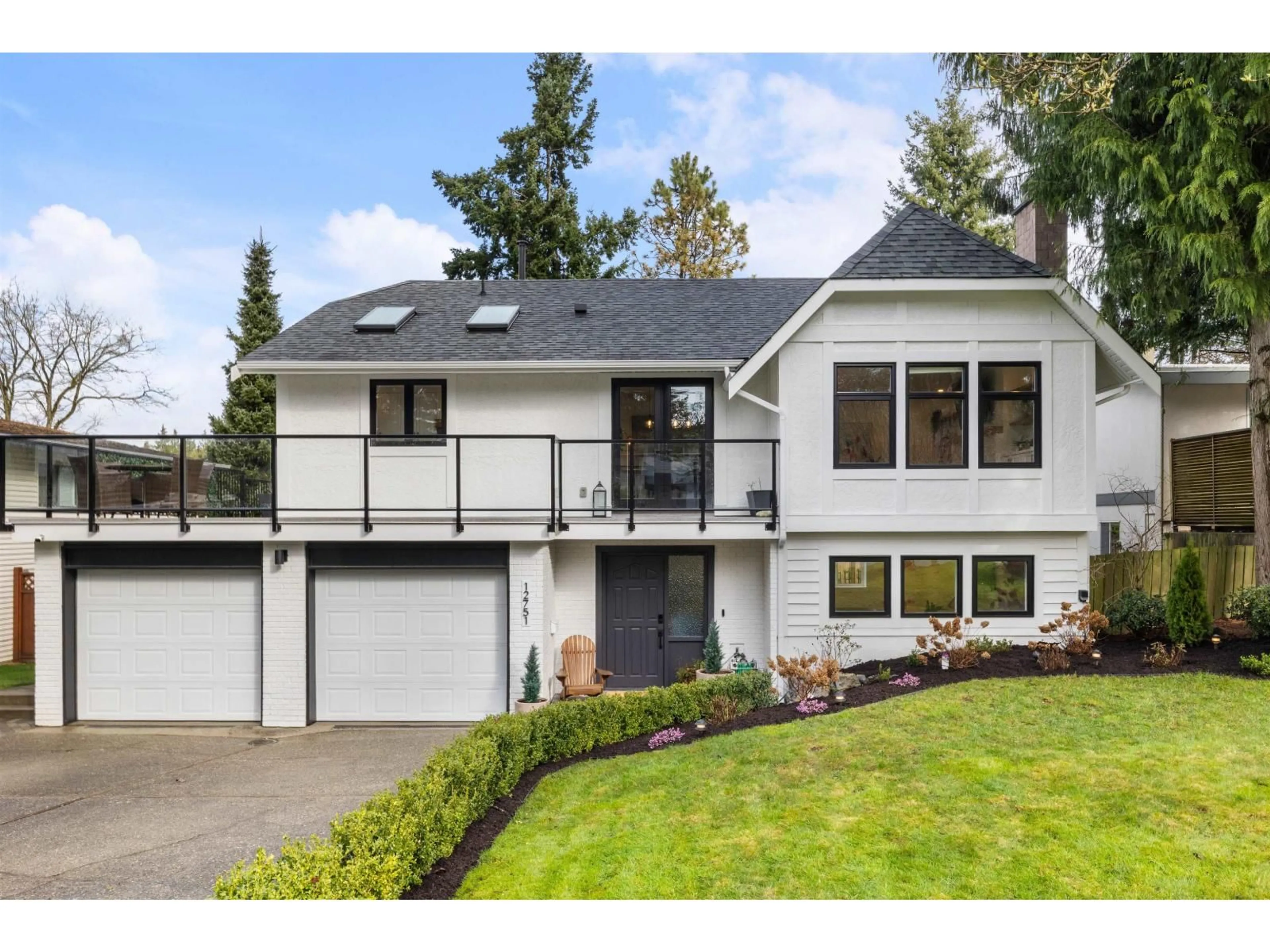 Home with vinyl exterior material, street for 12751 27A AVENUE, Surrey British Columbia V4A2N5