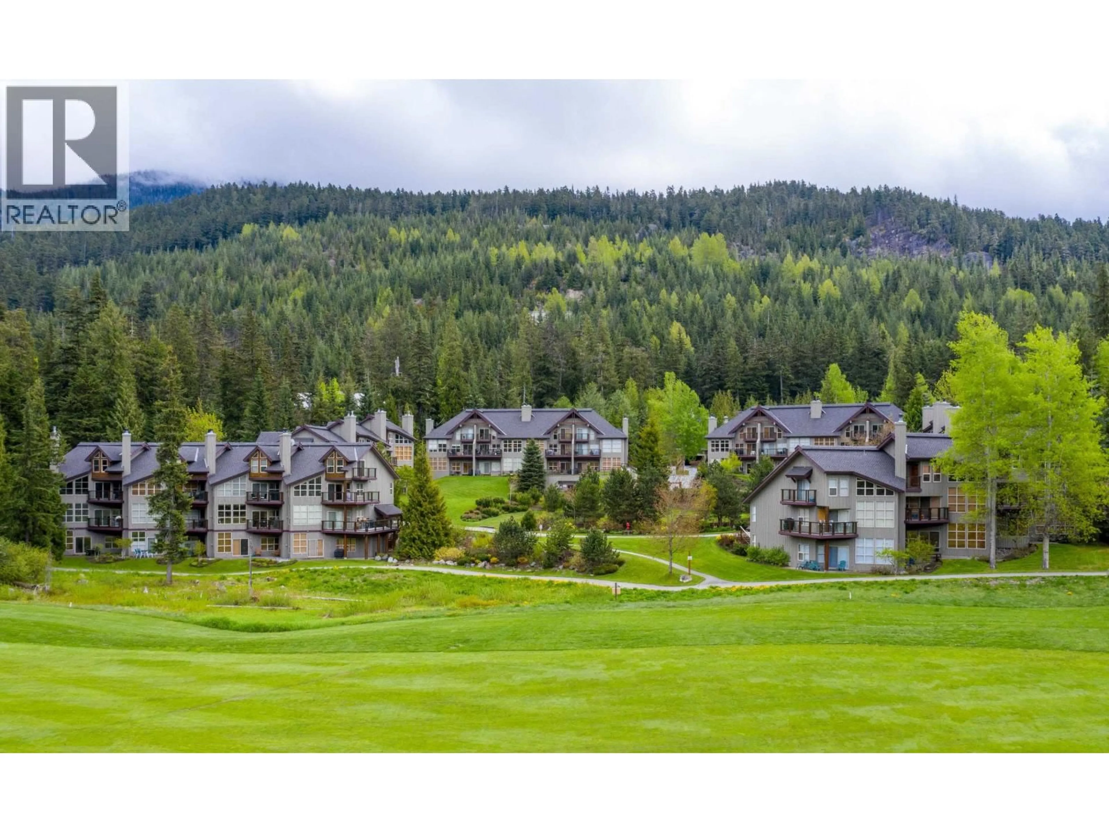 A pic from outside/outdoor area/front of a property/back of a property/a pic from drone, mountain view for 23 - 4644 BLACKCOMB WAY, Whistler British Columbia V8E0H2