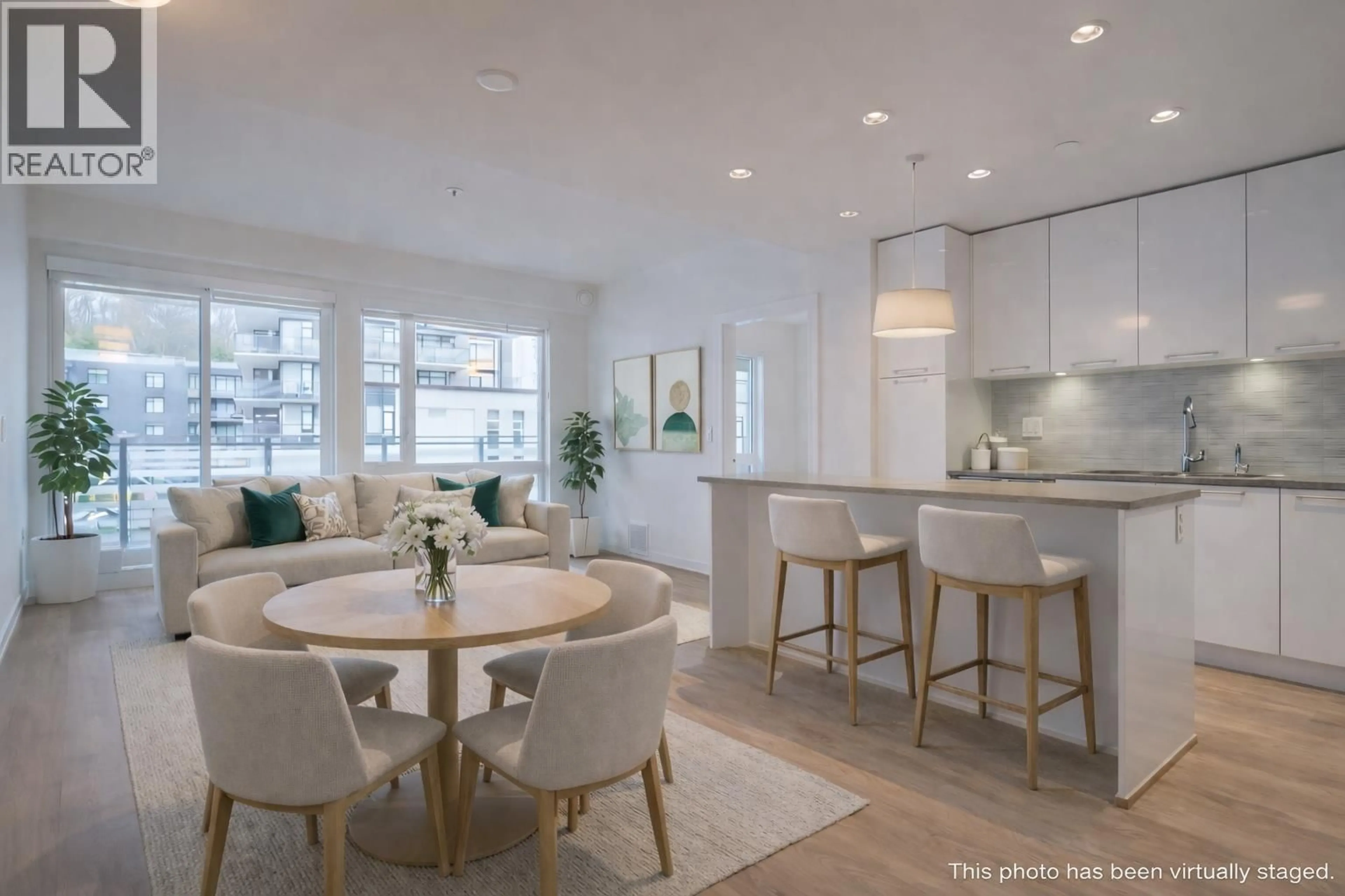 Open concept kitchen, unknown for 607 - 3488 SAWMILL CRESCENT, Vancouver British Columbia V5S0C7