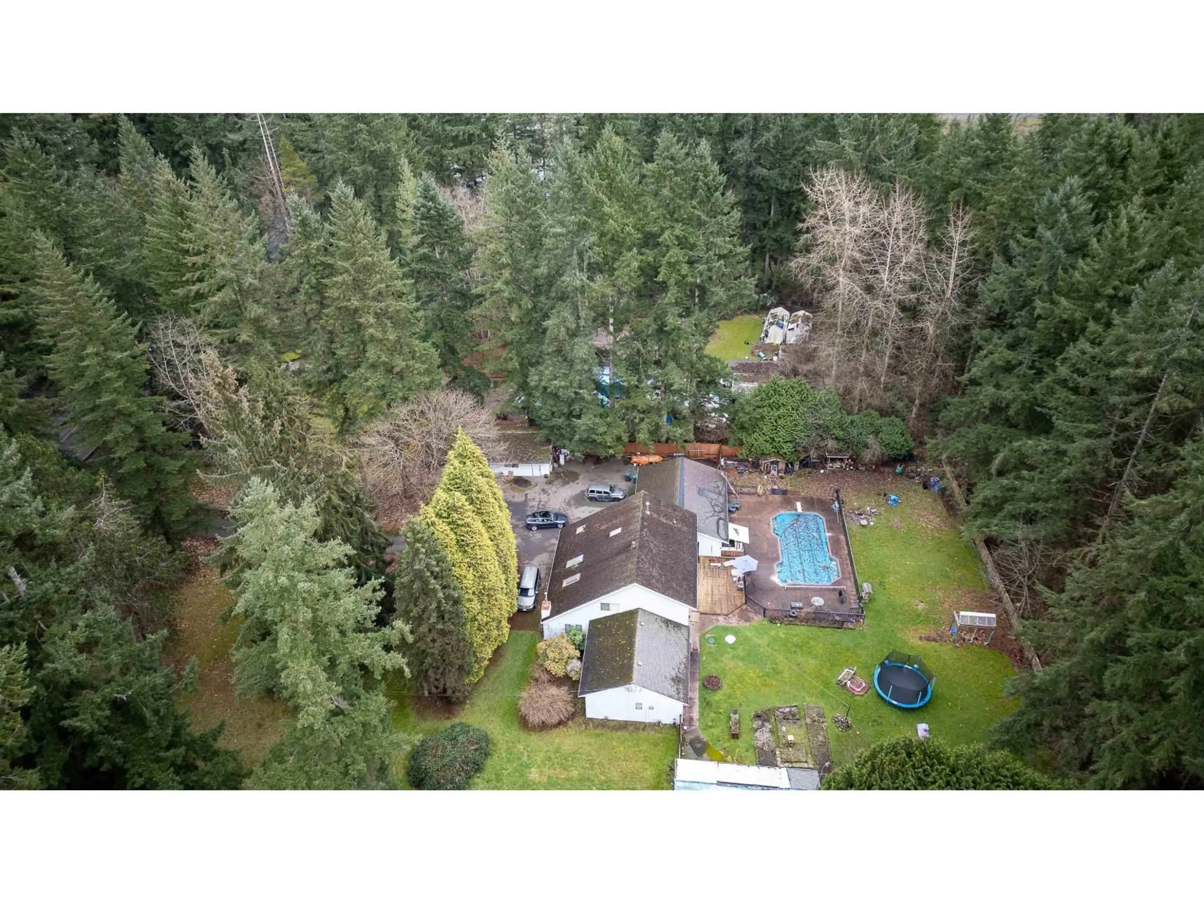 A pic from outside/outdoor area/front of a property/back of a property/a pic from drone, forest/trees view for 20108 32 AVENUE, Langley British Columbia V2Z2E1