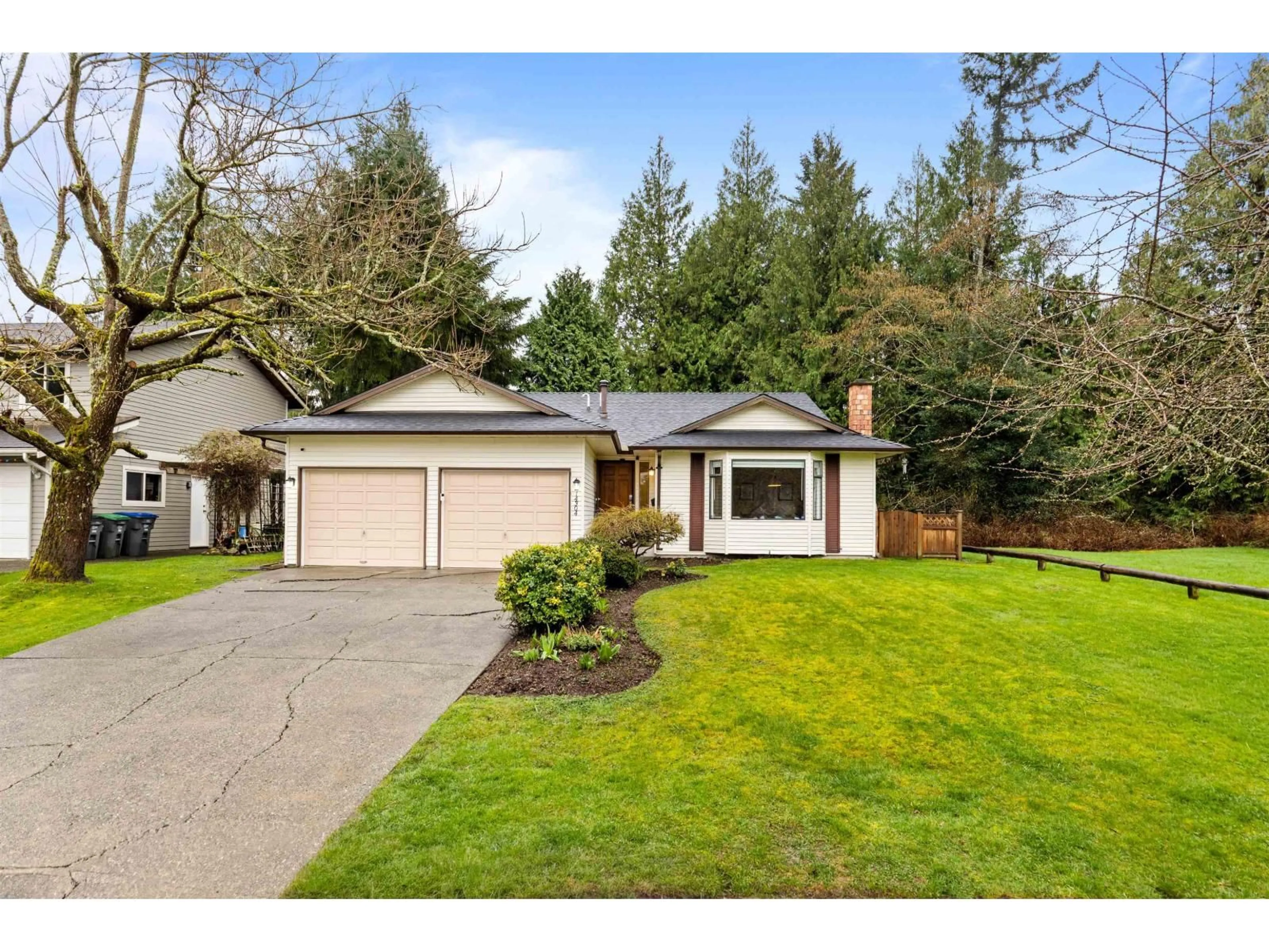 Home with vinyl exterior material, street for 14304 18 AVENUE, Surrey British Columbia V4A7G2