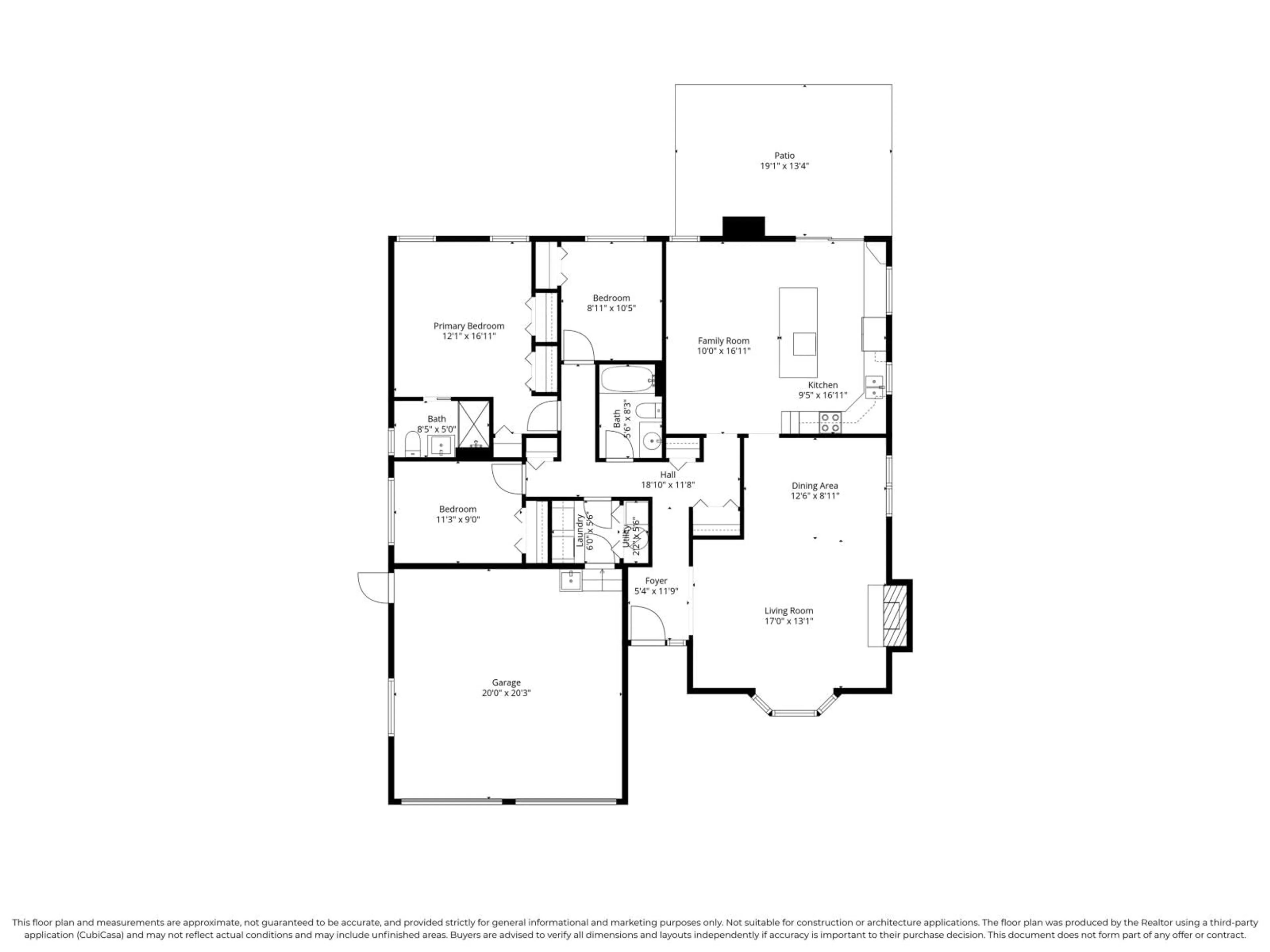 Floor plan for 14304 18 AVENUE, Surrey British Columbia V4A7G2