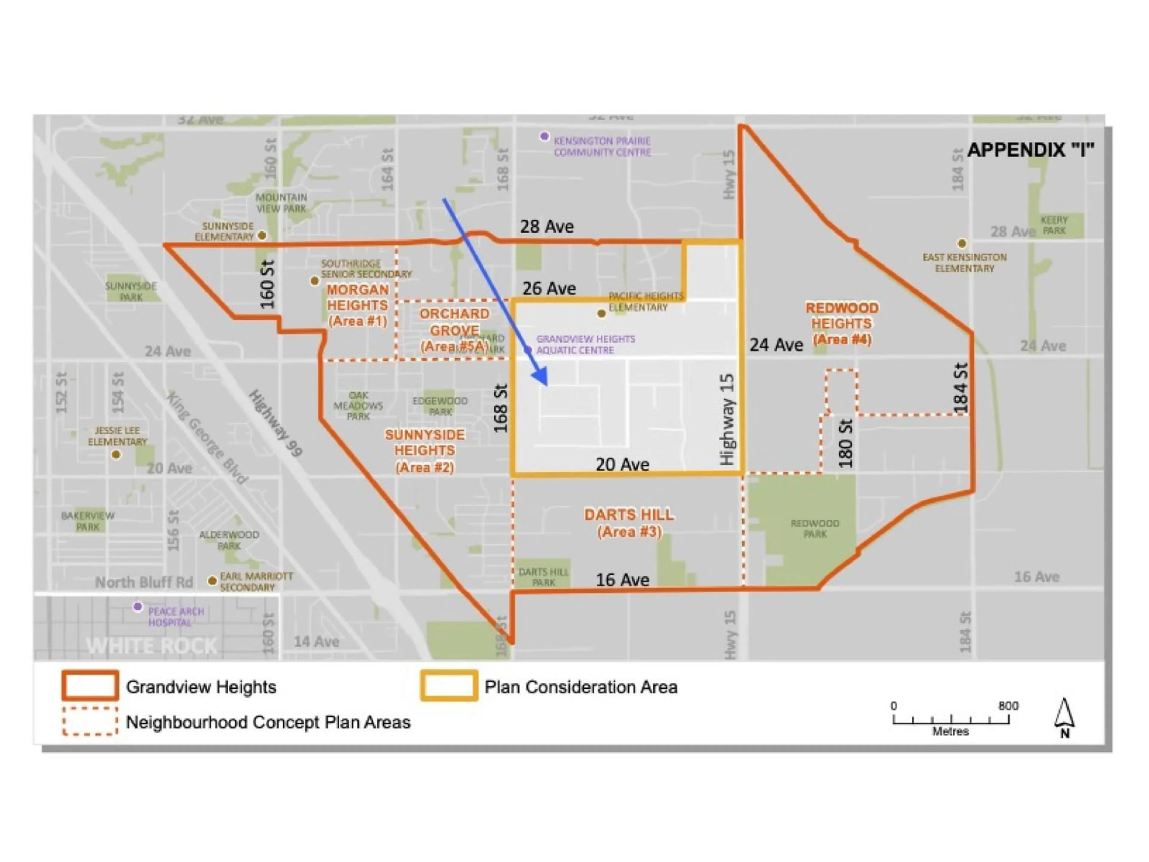 Picture of a map for 16910 23 AVENUE, Surrey British Columbia V3Z9Z2