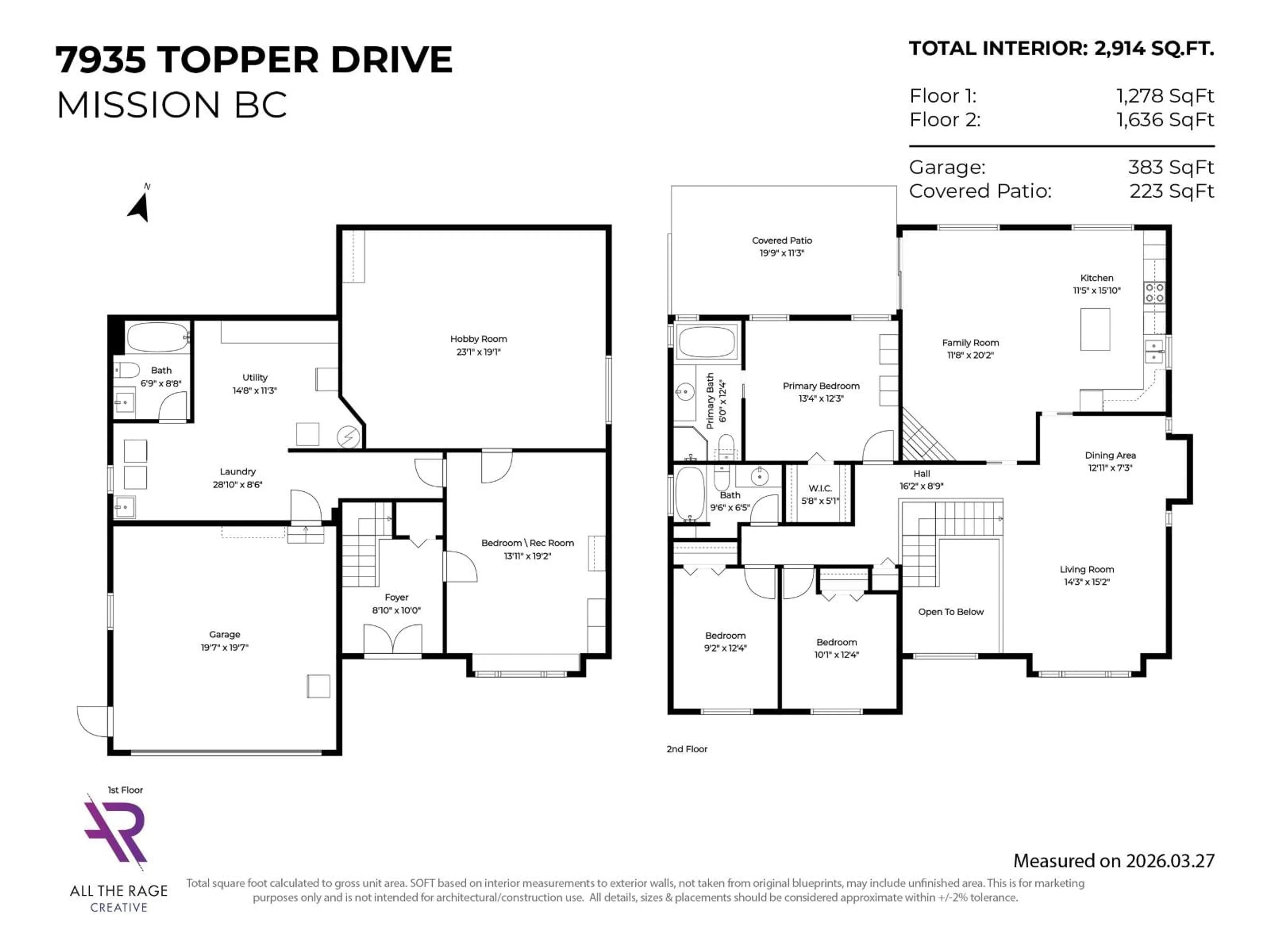 Floor plan for 7935 TOPPER DRIVE, Mission British Columbia V2V6Z2