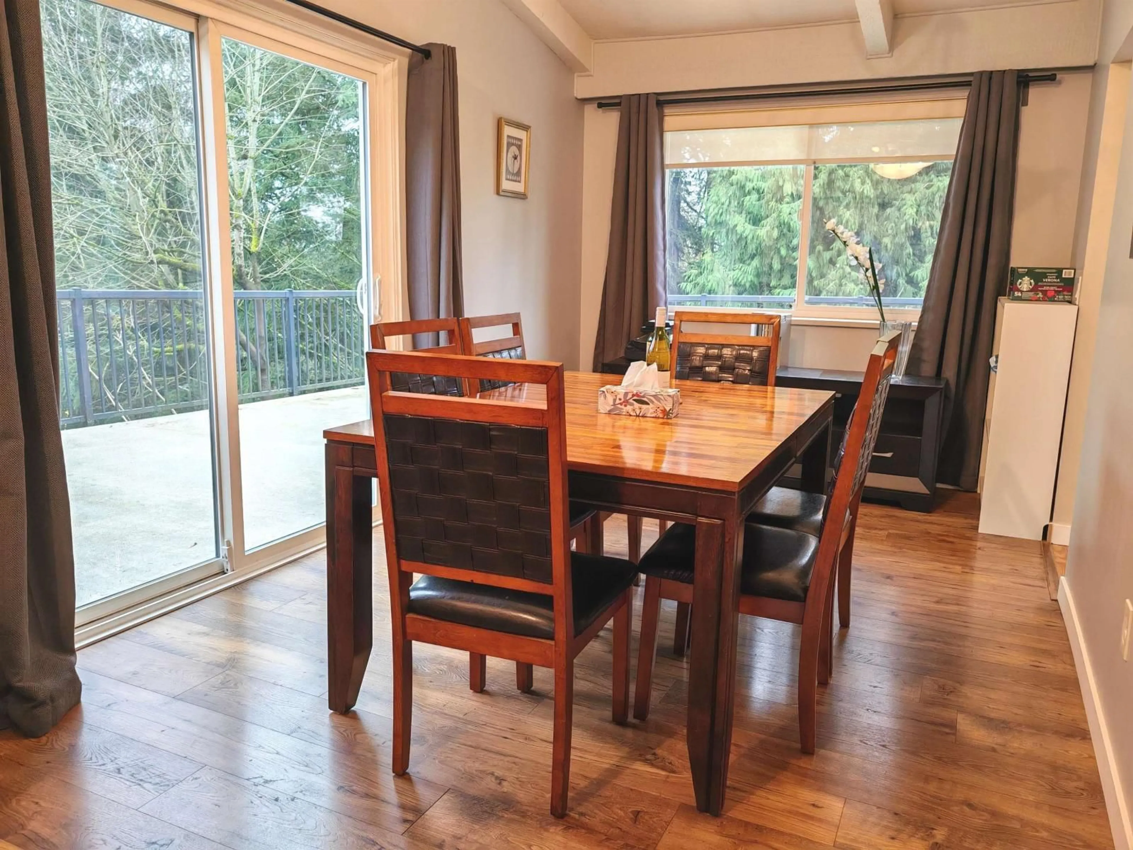 Dining room, wood/laminate floor for 7801 WILTSHIRE BOULEVARD, Delta British Columbia V4C4B2