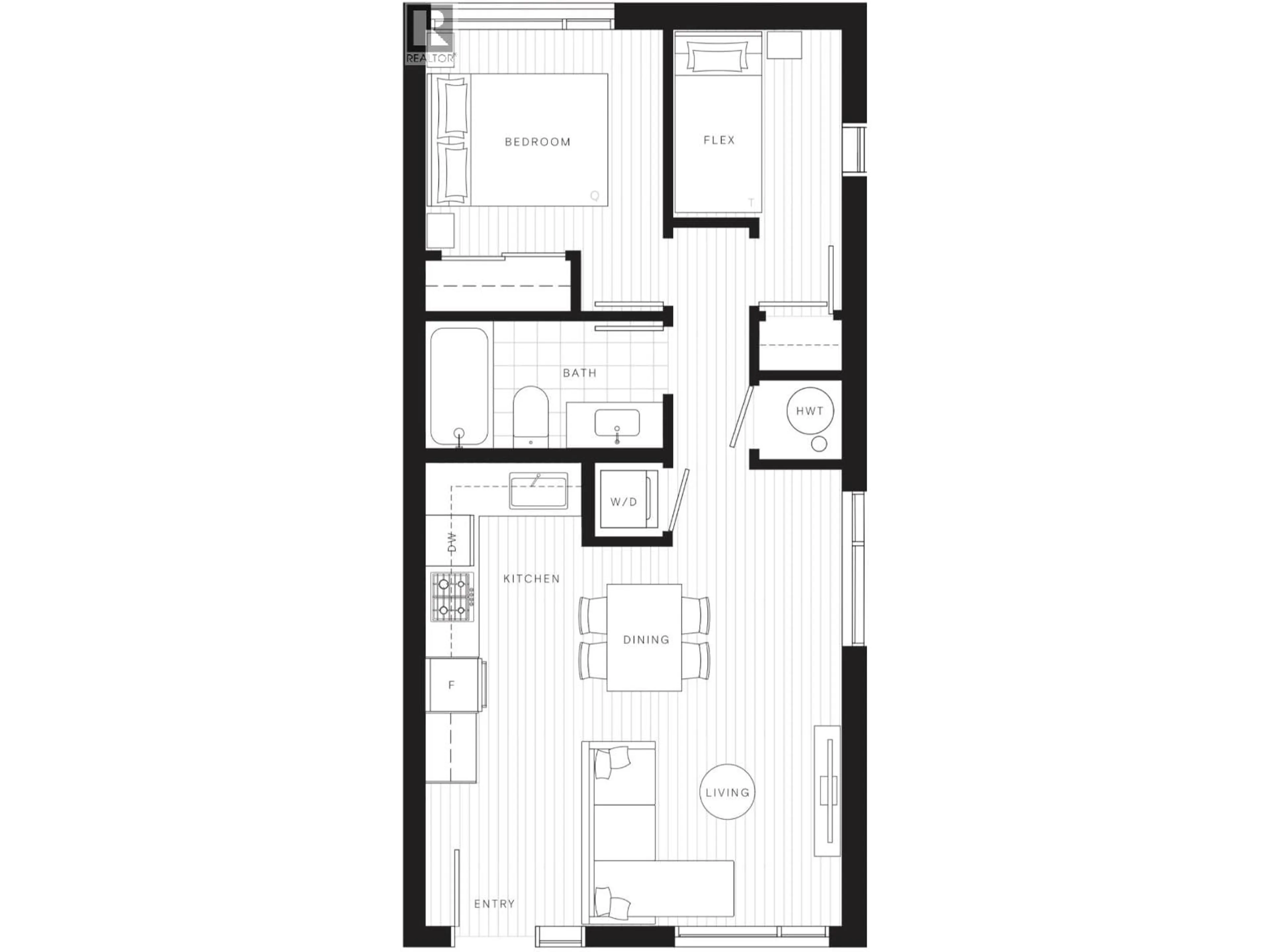 Floor plan for 217 - 6818 ASH STREET, Vancouver British Columbia V6P3K4
