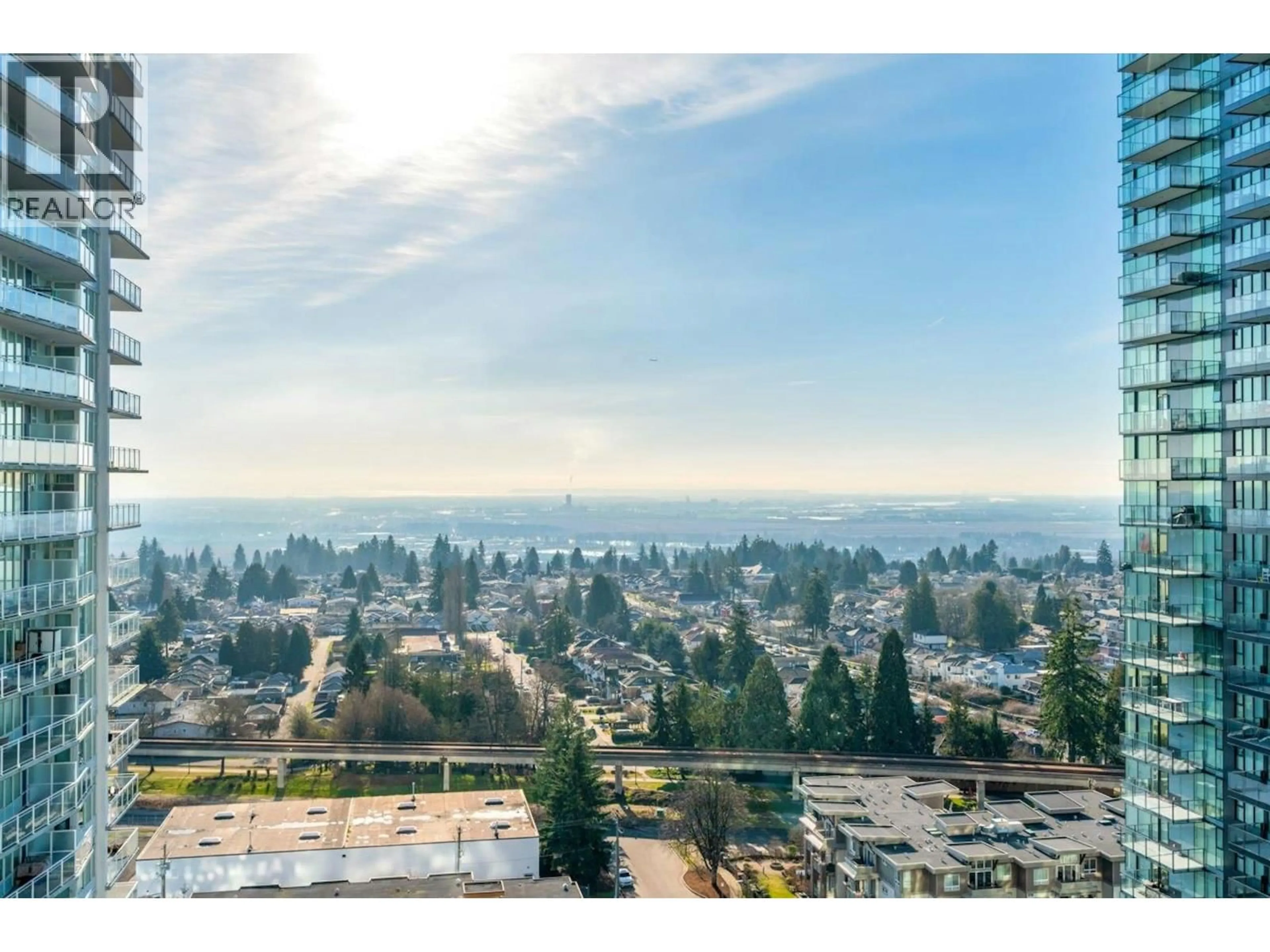 A pic from outside/outdoor area/front of a property/back of a property/a pic from drone, mountain view for 2702 - 6700 DUNBLANE AVENUE, Burnaby British Columbia V5H0J3