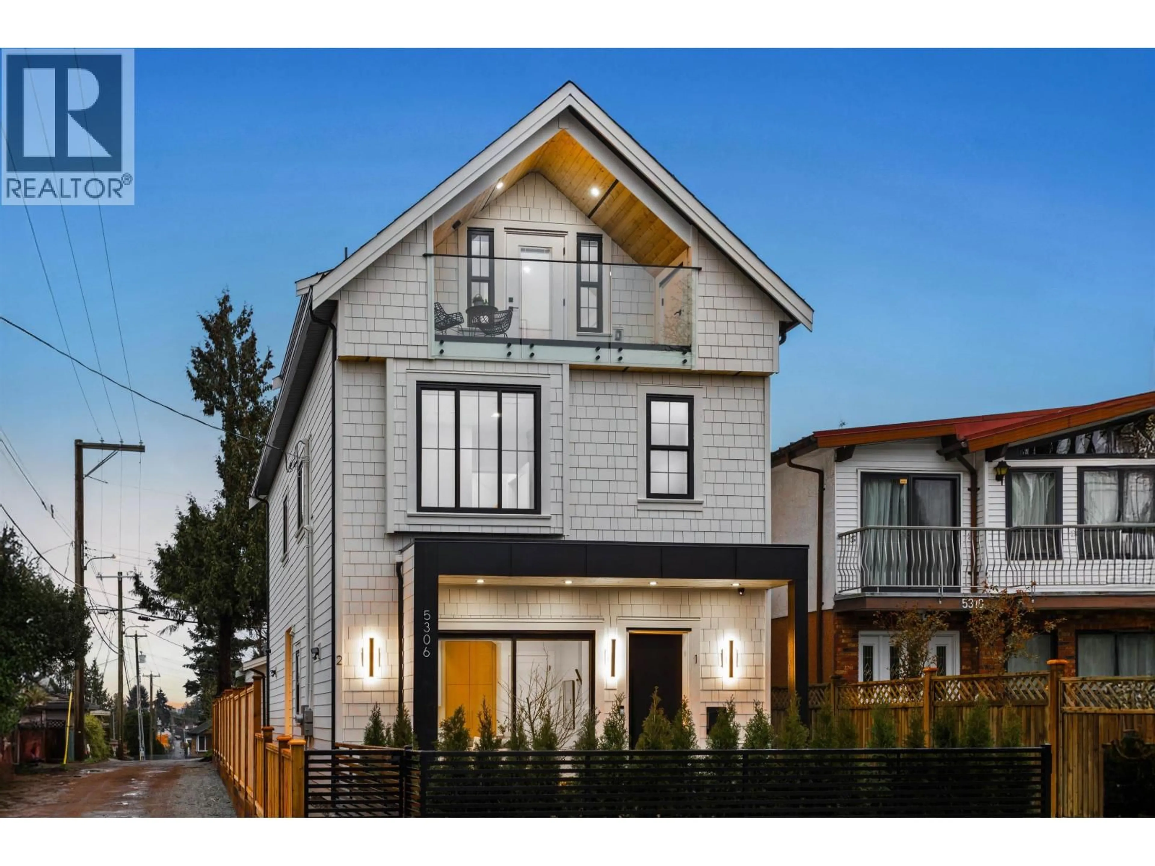 Home with brick exterior material, street for 2 - 5306 CULLODEN STREET, Vancouver British Columbia V5W3R6