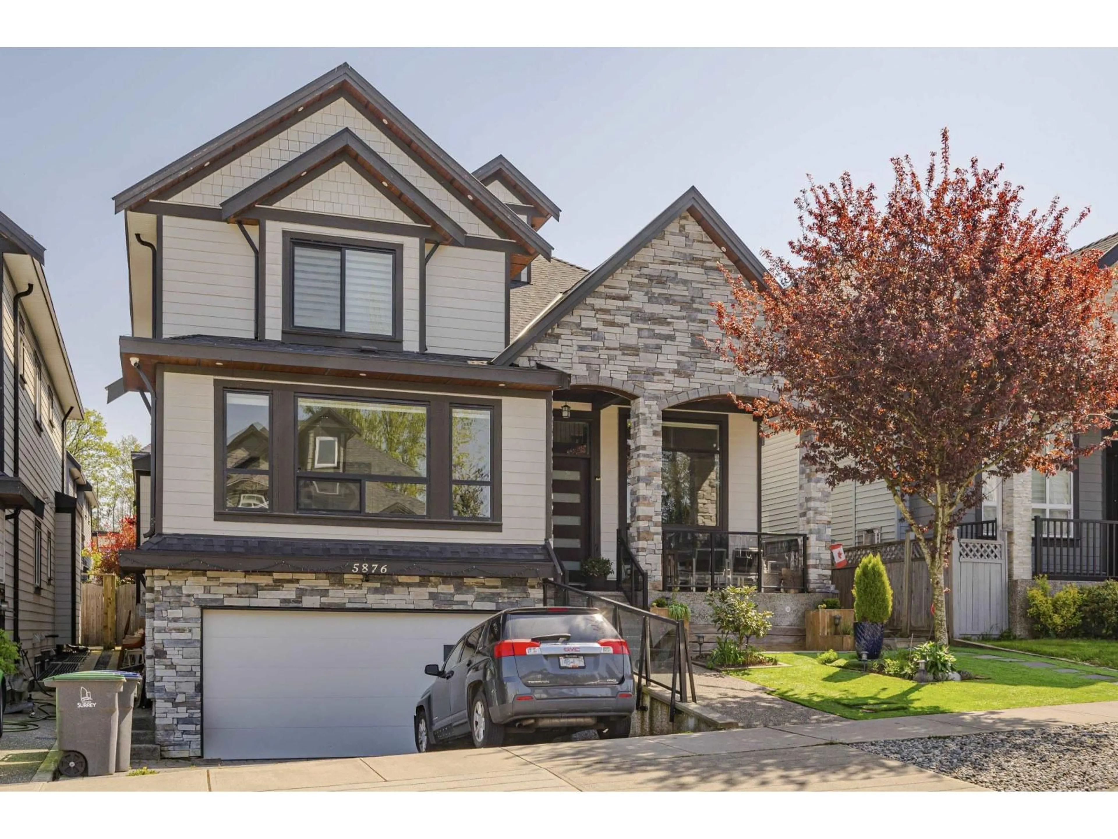 Home with brick exterior material, street for 5876 139A STREET, Surrey British Columbia V3X0G7