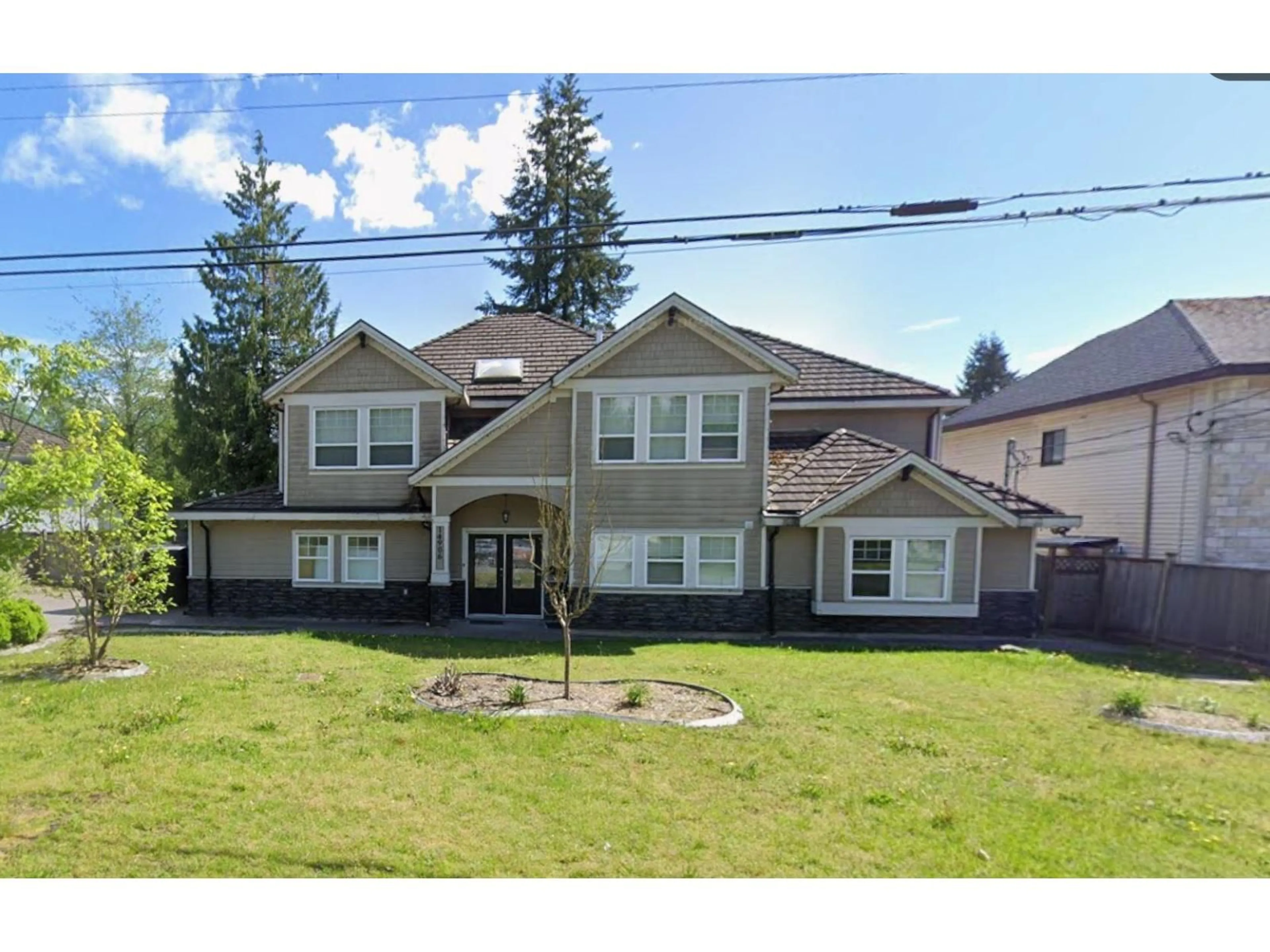 A pic from outside/outdoor area/front of a property/back of a property/a pic from drone, street for 14906 92 AVENUE, Surrey British Columbia V3R1C1