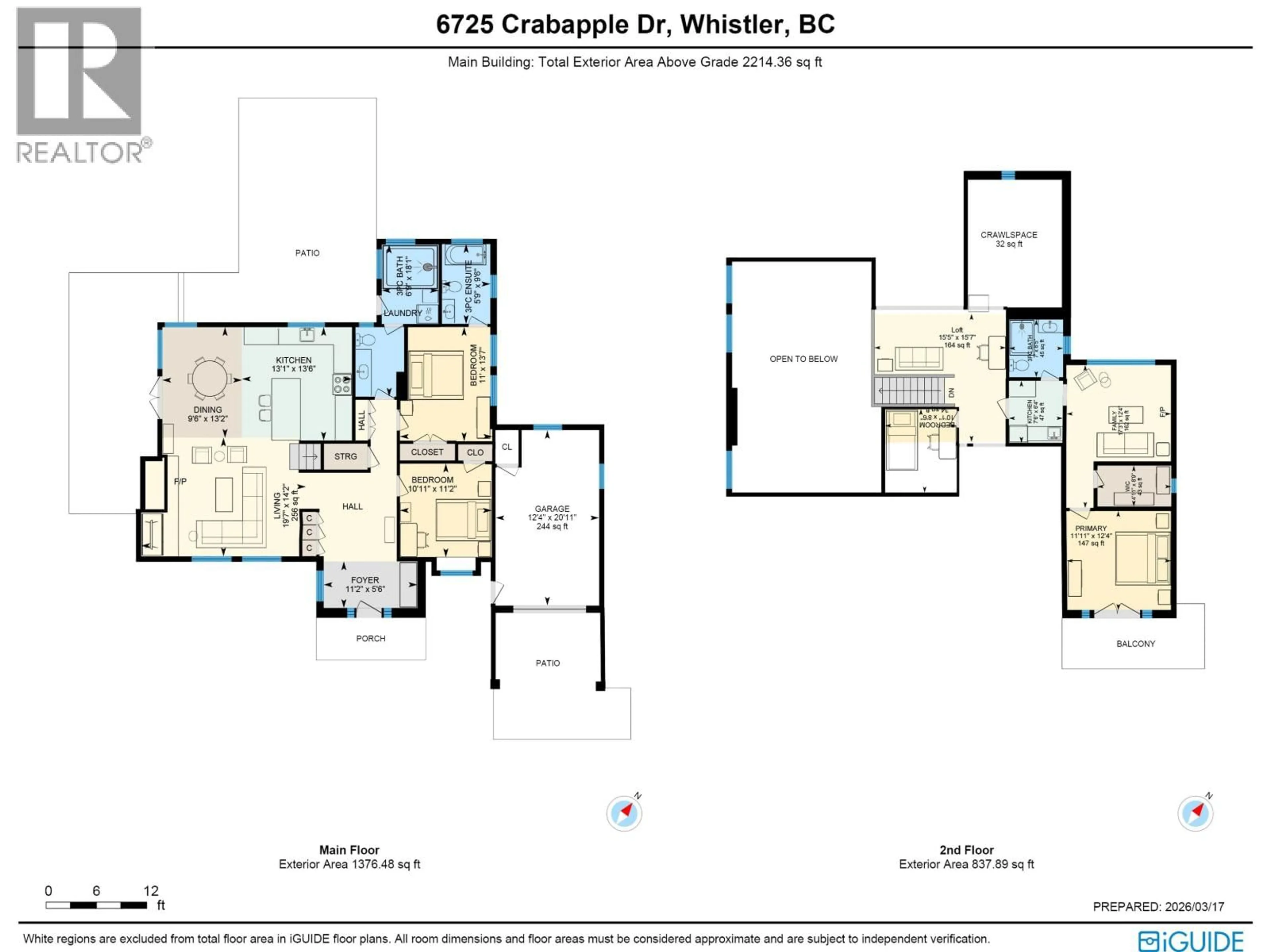 Floor plan for 6725 CRABAPPLE DRIVE, Whistler British Columbia V8E0C5