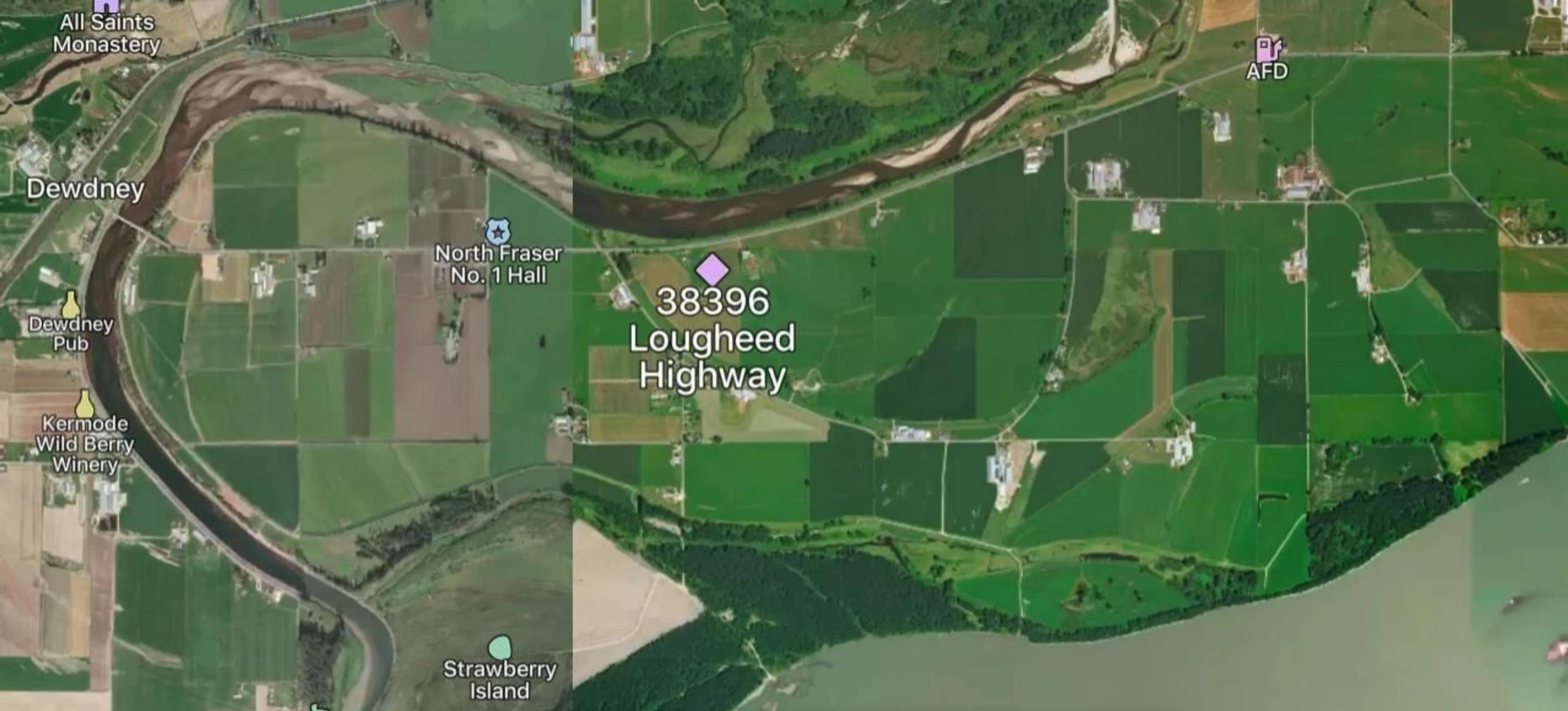 Picture of a map for 38396 LOUGHEED HIGHWAY, Mission British Columbia V0M1A1