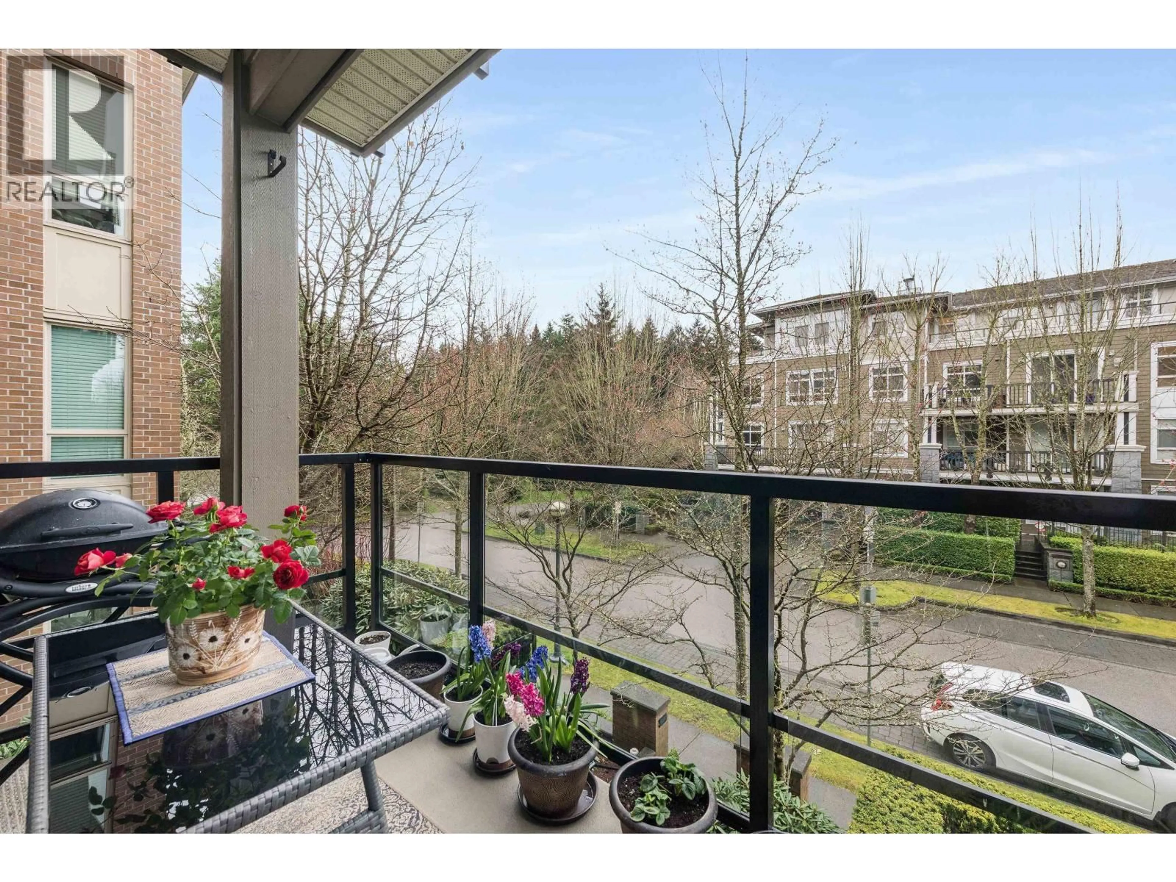Balcony in the apartment, water/lake/river/ocean view for 202 - 6268 EAGLES DRIVE, Vancouver British Columbia V6T0A2
