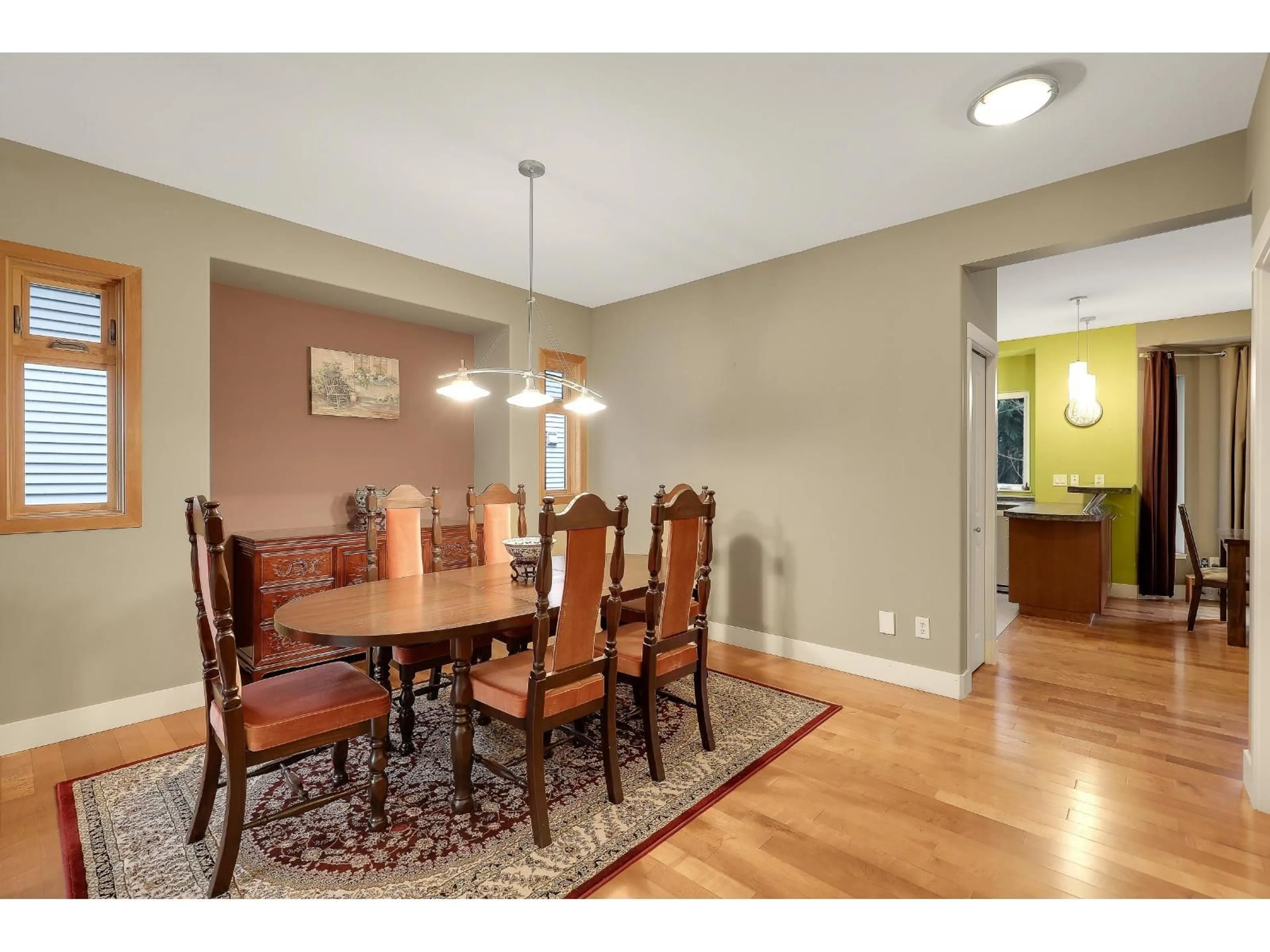 Dining room, wood/laminate floor for 4727 TESKEY ROAD, Chilliwack British Columbia V2R0C6