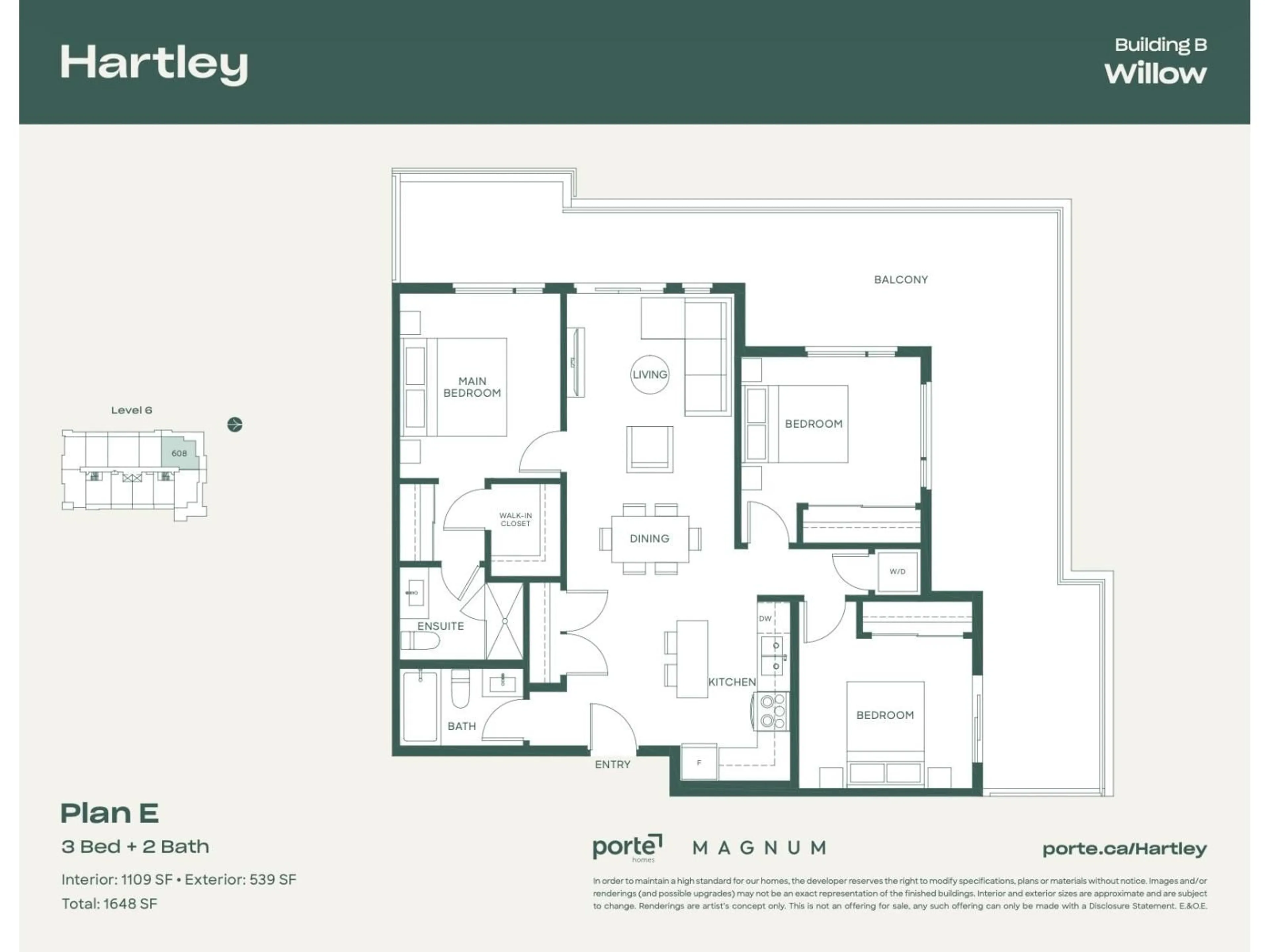 Floor plan for 608 - 10488 138A STREET, Surrey British Columbia V3T0W4