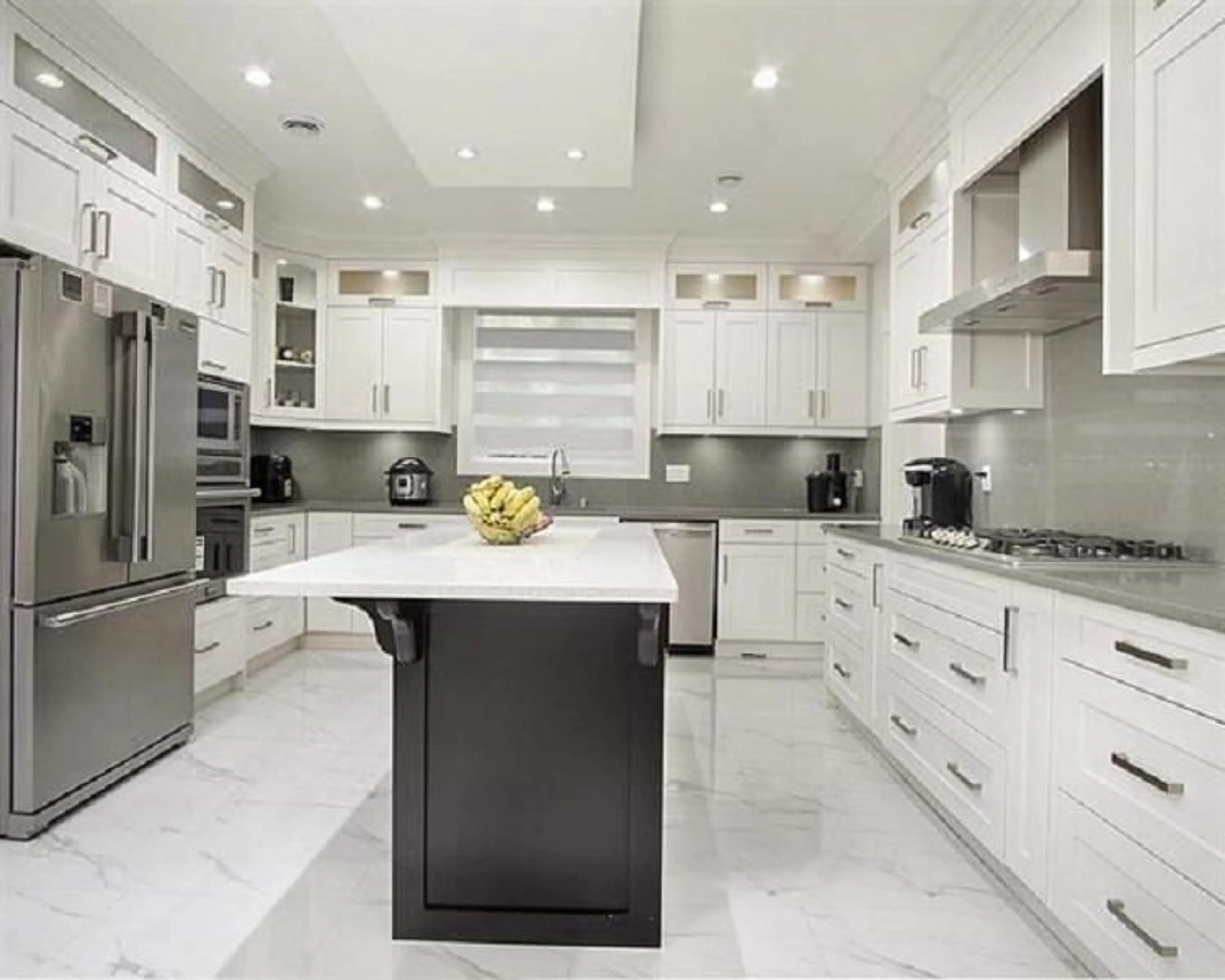 Contemporary kitchen, ceramic/tile floor for 13849 60A AVENUE, Surrey British Columbia V3X0H3