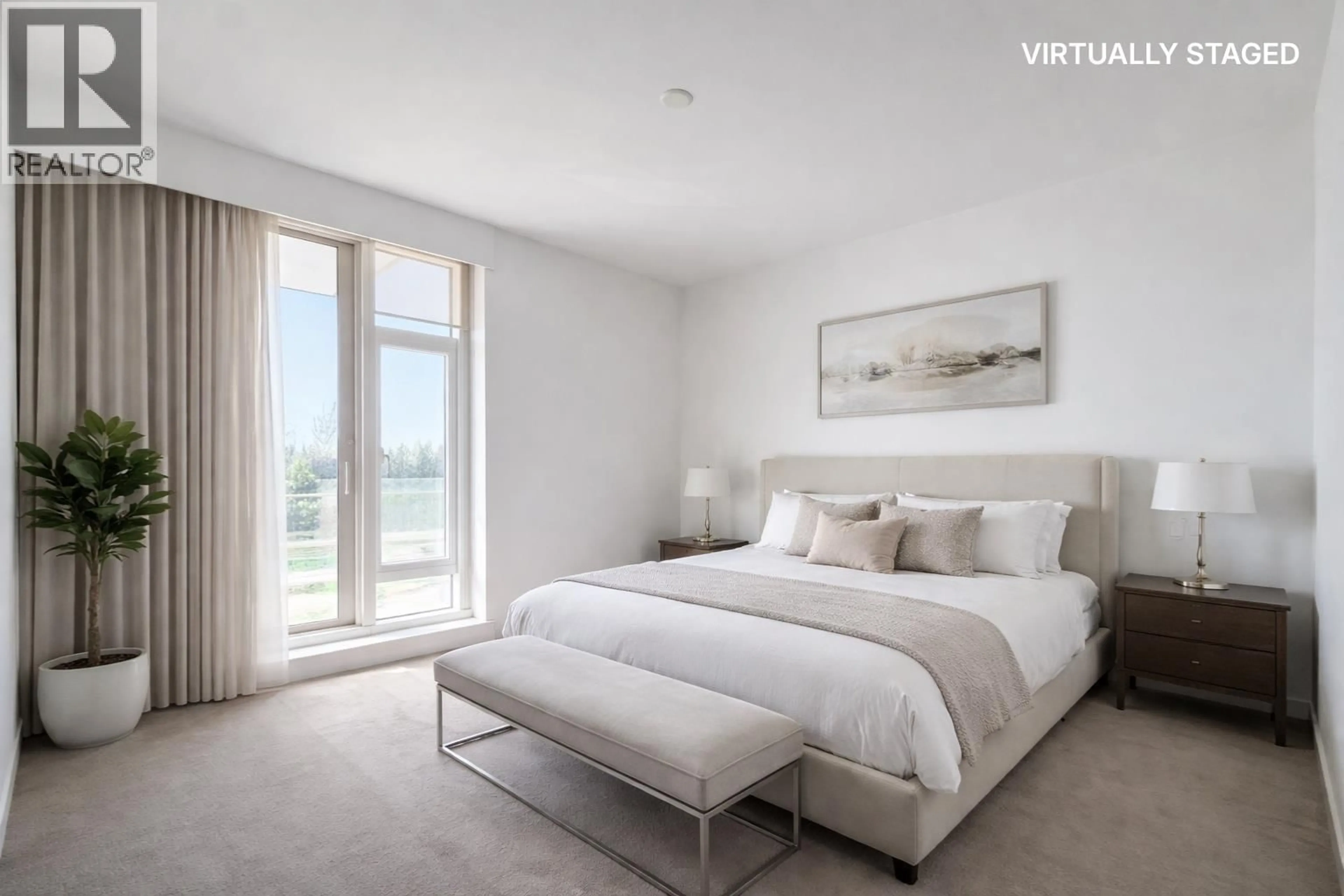 Bedroom with bed, unknown for 311 - 5177 BRIGHOUSE WAY, Richmond British Columbia V7C0A7
