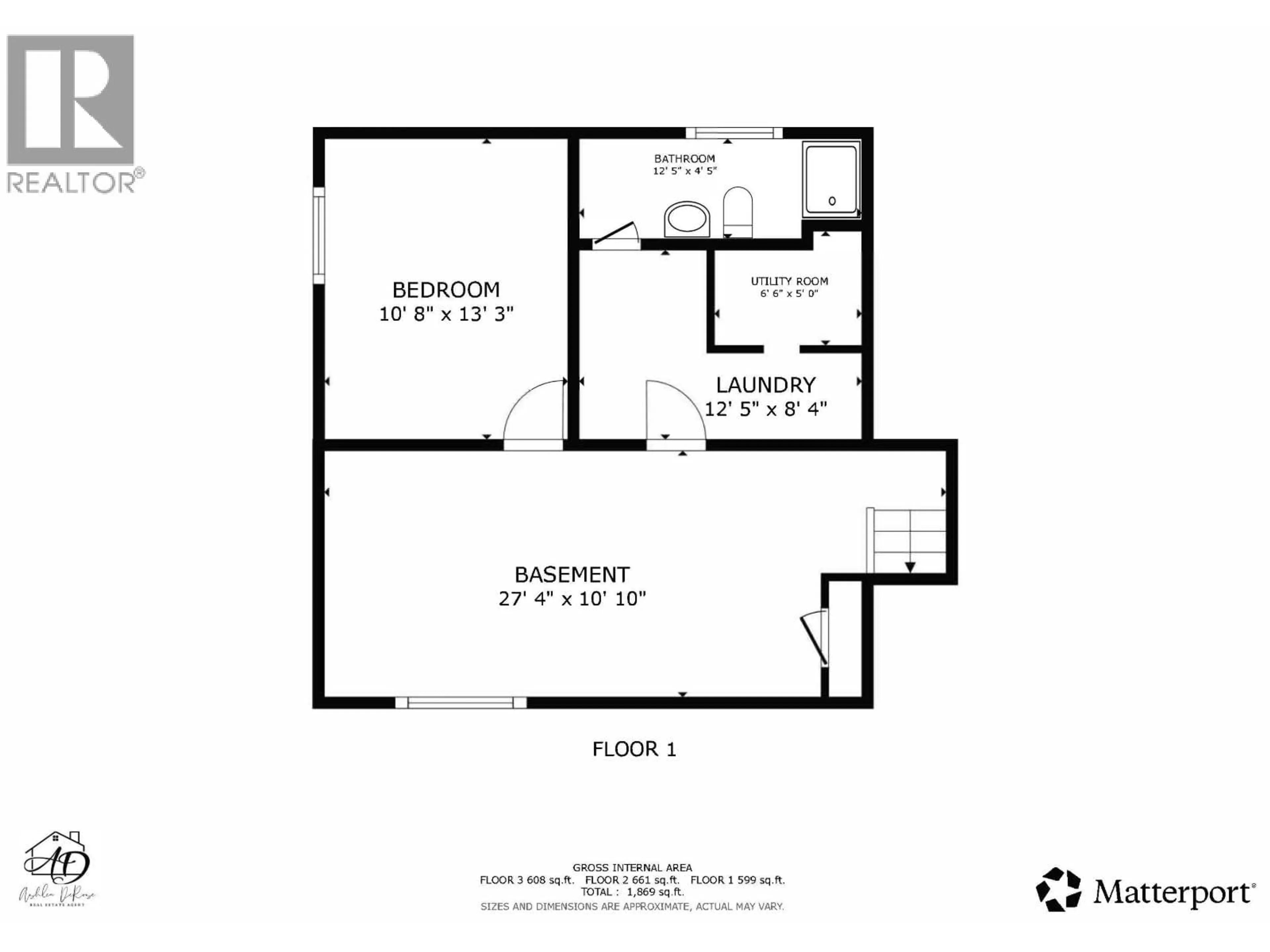 Floor plan for 77 PRINCESS CRESCENT, Fort St. John British Columbia V1J2R4