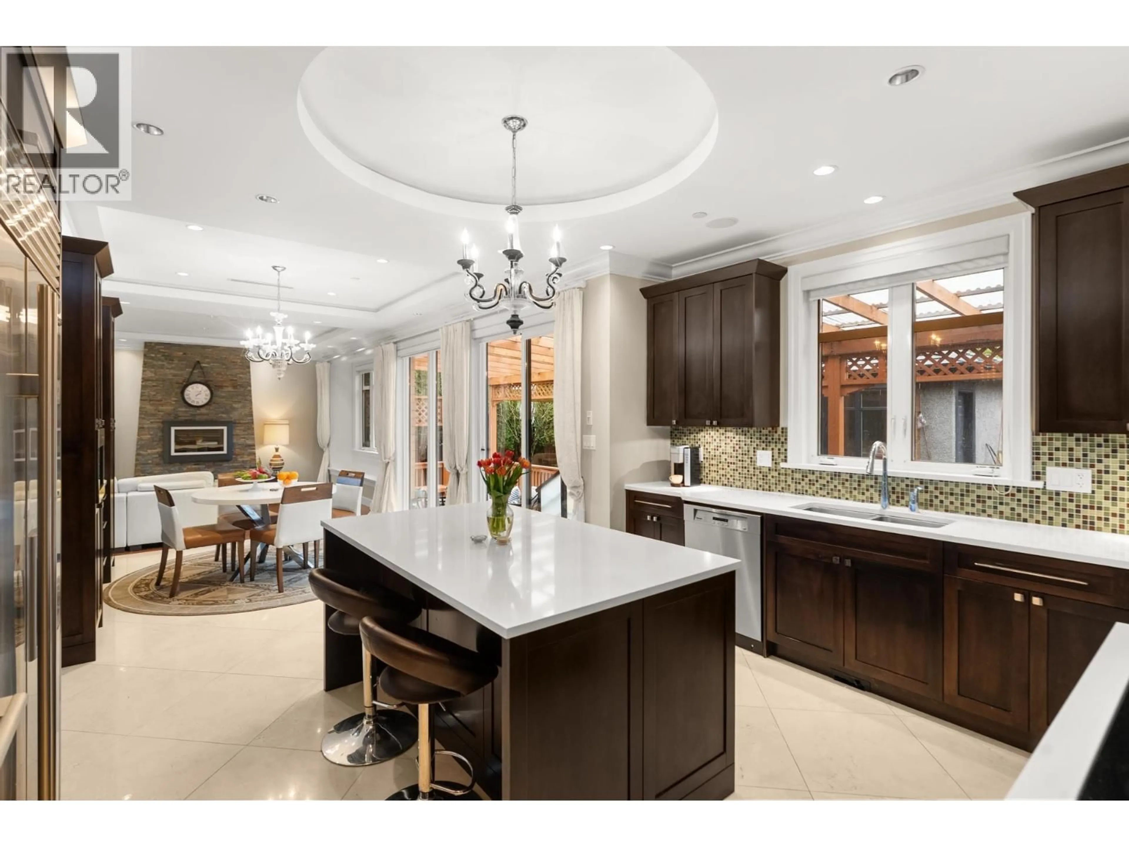 Open concept kitchen, ceramic/tile floor for 1041 58TH AVENUE, Vancouver British Columbia V6P1V9